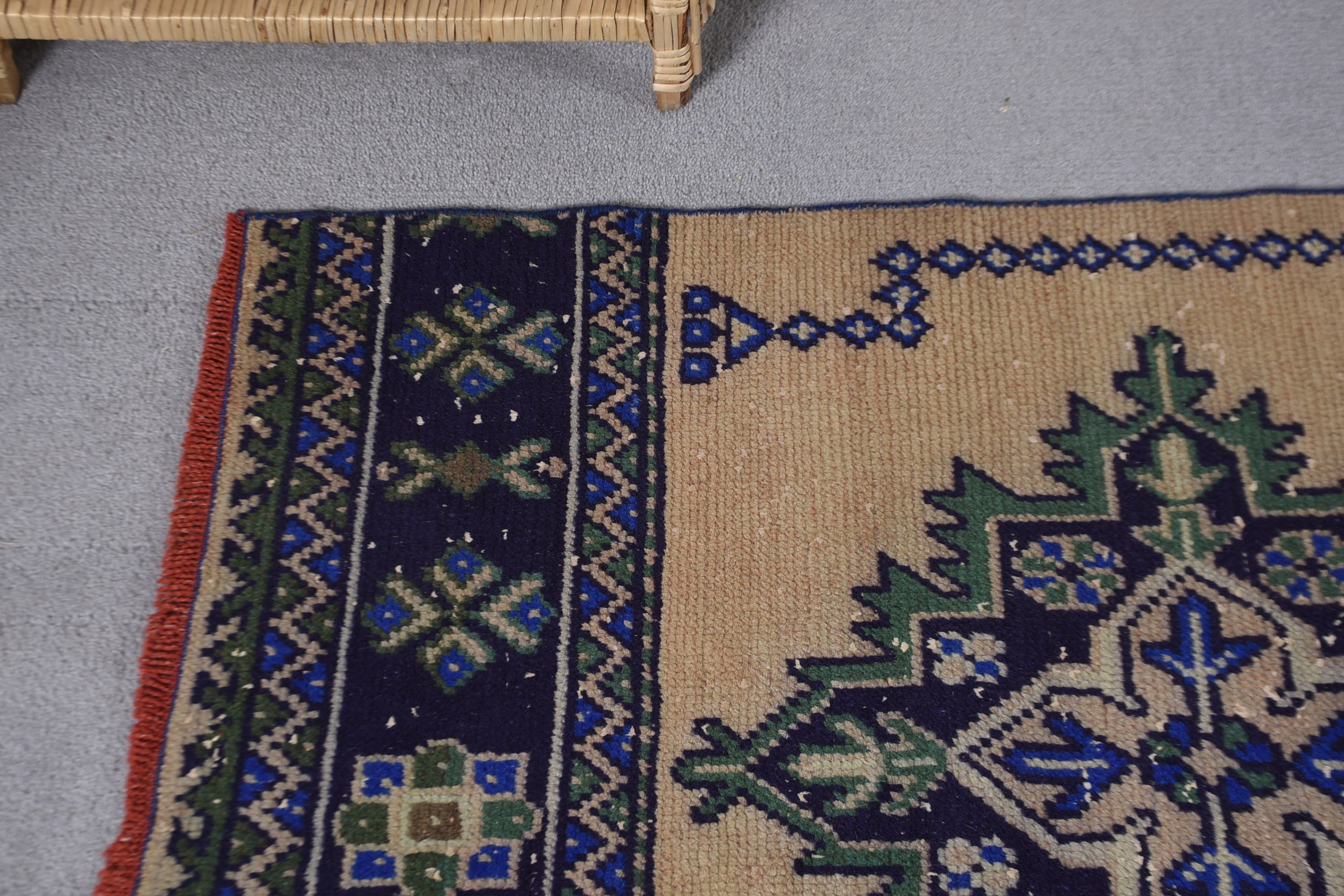 Modern Halı, Boho Halılar, Gri Anadolu Halısı, Türk Halısı, 3x11.5 ft Runner Halısı, Vintage Halı, Havalı Halı, Vintage Runner Halıları, Koridor Halısı