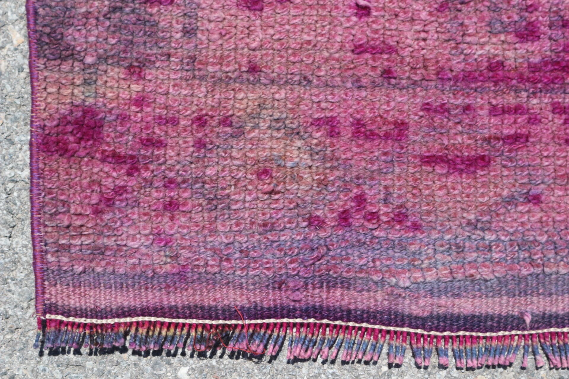 Vintage Rugs, Pink Cool Rugs, Turkish Rug, Kitchen Rug, 2.2x10.2 ft Runner Rug, Antique Rug, Long Runner Rug Rugs, Rugs for Kitchen