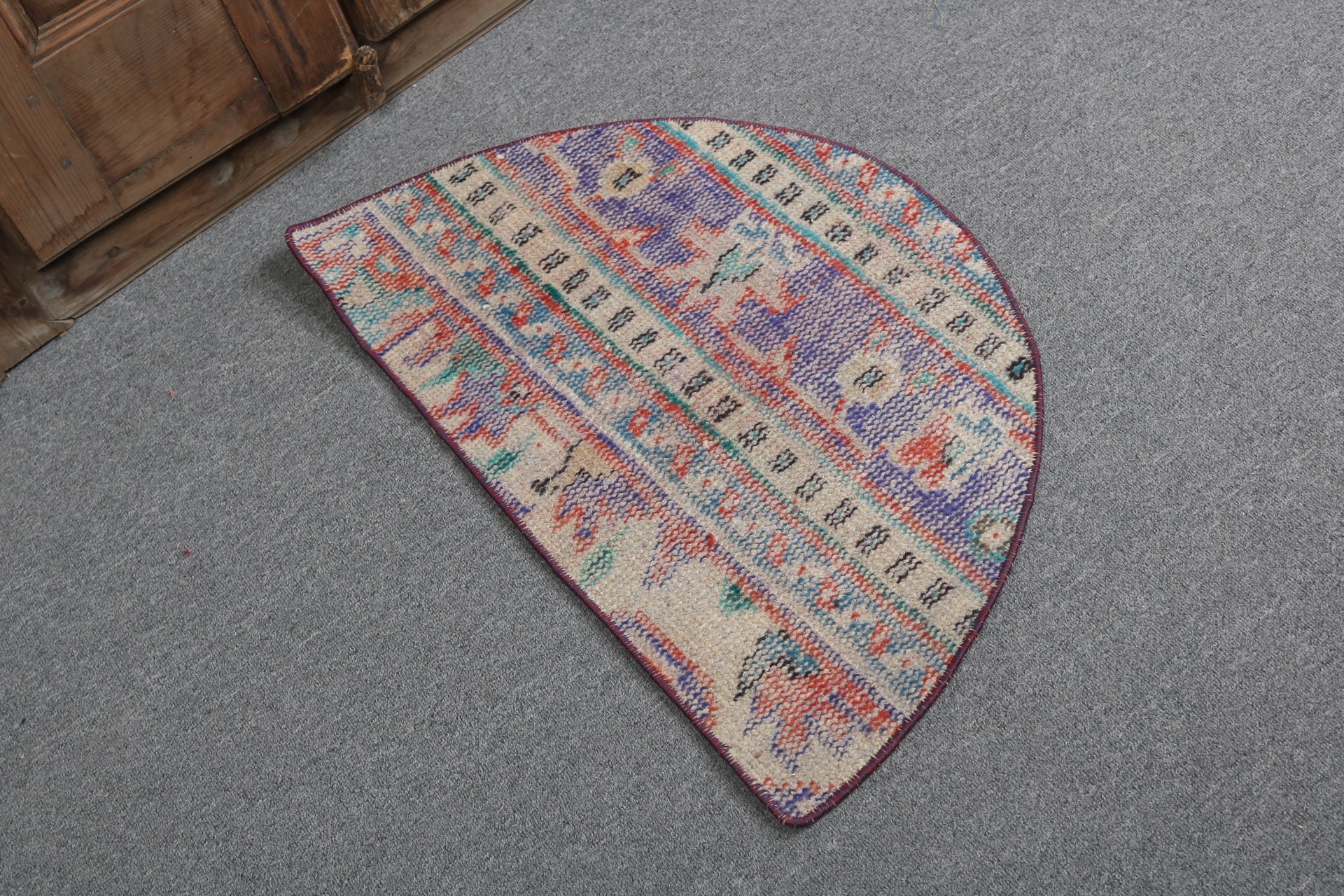 Nursery Rug, Blue Antique Rugs, Home Decor Rugs, Turkey Rug, Bedroom Rug, Vintage Rugs, 2.5x1.5 ft Small Rugs, Turkish Rugs, Small Boho Rug