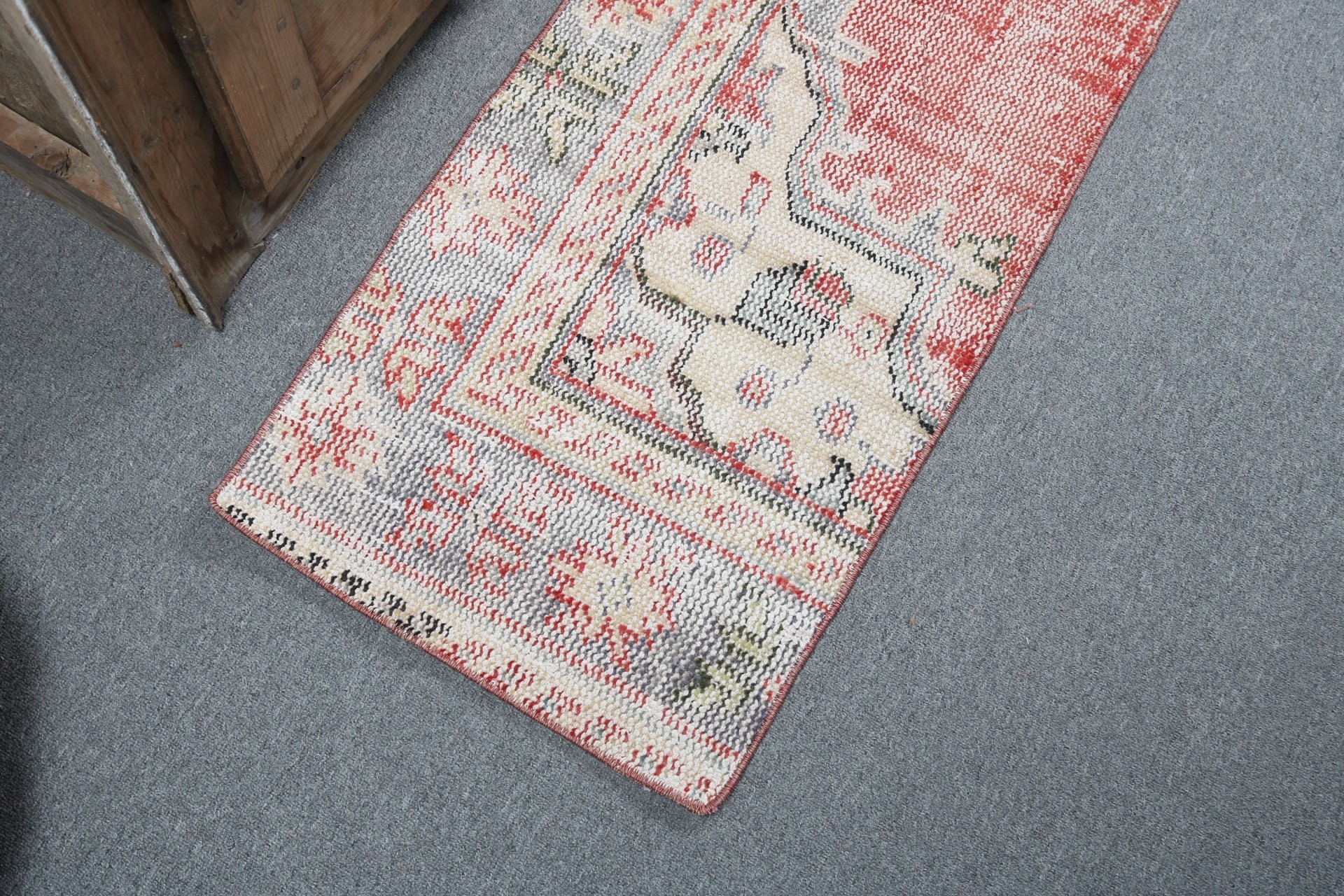 Small Boho Rugs, Turkish Rug, Red Bedroom Rugs, Small Vintage Rug, Oriental Rugs, Vintage Rug, Antique Rugs, 1.6x3.3 ft Small Rugs