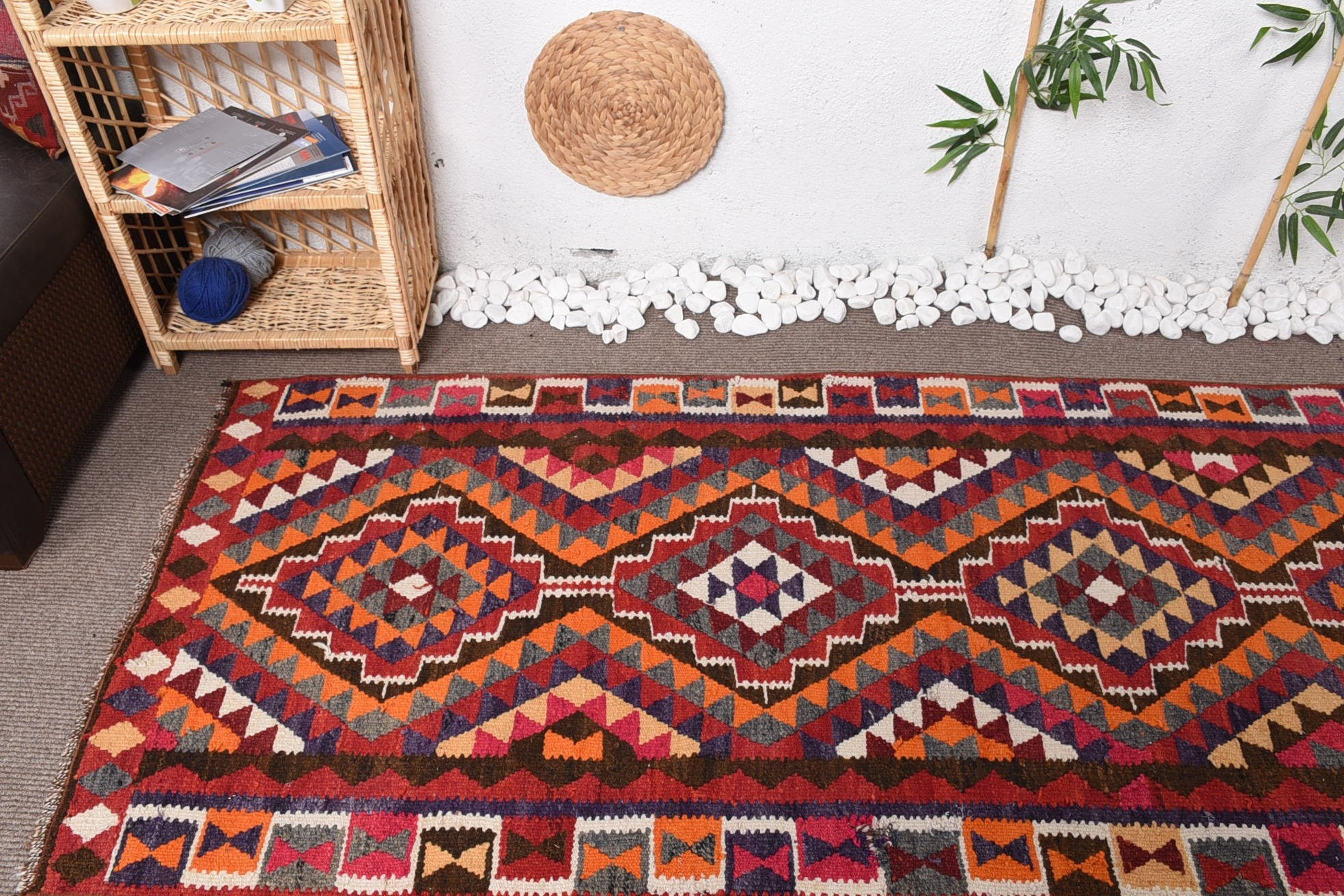 Oriental Rug, Vintage Home Decor Rugs, Vintage Rug, Kilim, 3.3x11.2 ft Runner Rug, Rugs for Kitchen, Turkish Rugs, Wool Rug, Kitchen Rug