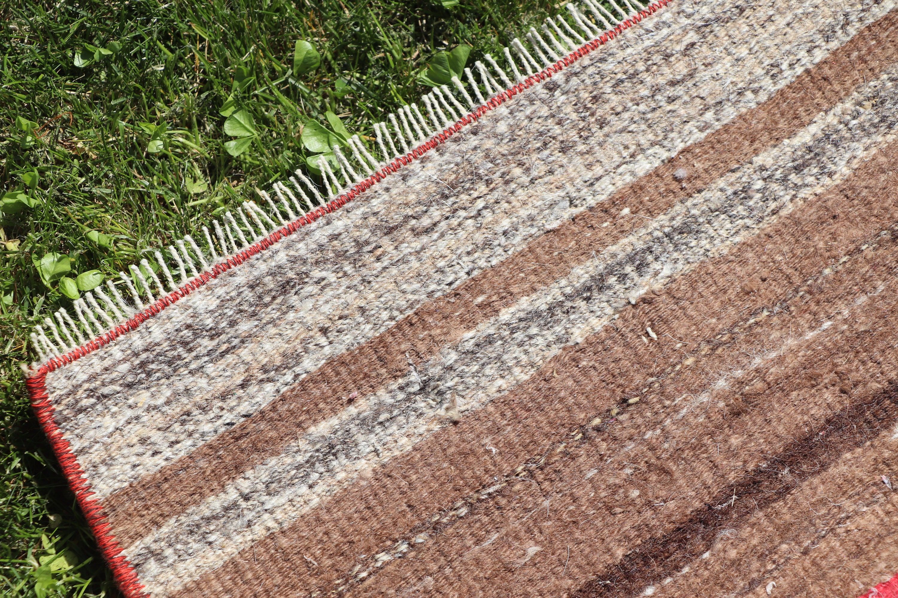 Kilim, Turkish Rug, Beige Cool Rugs, Oushak Rug, Vintage Rugs, Rugs for Stair, Boho Rug, Corridor Rug, 1.9x8.4 ft Runner Rug