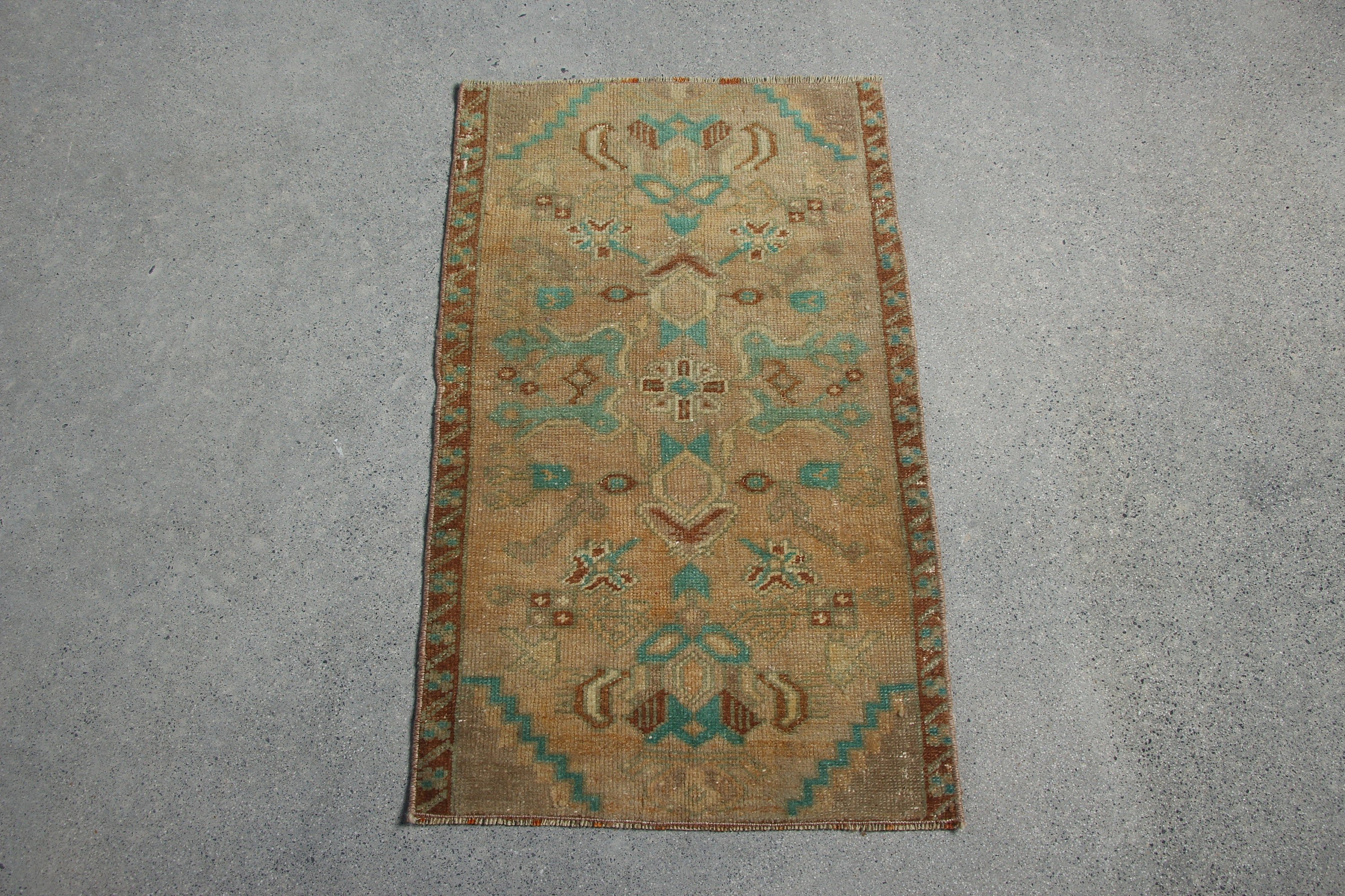 Vintage Rugs, 1.6x2.8 ft Small Rug, Moroccan Rugs, Entry Rugs, Brown Home Decor Rug, Anatolian Rug, Car Mat Rug, Outdoor Rugs, Turkish Rugs