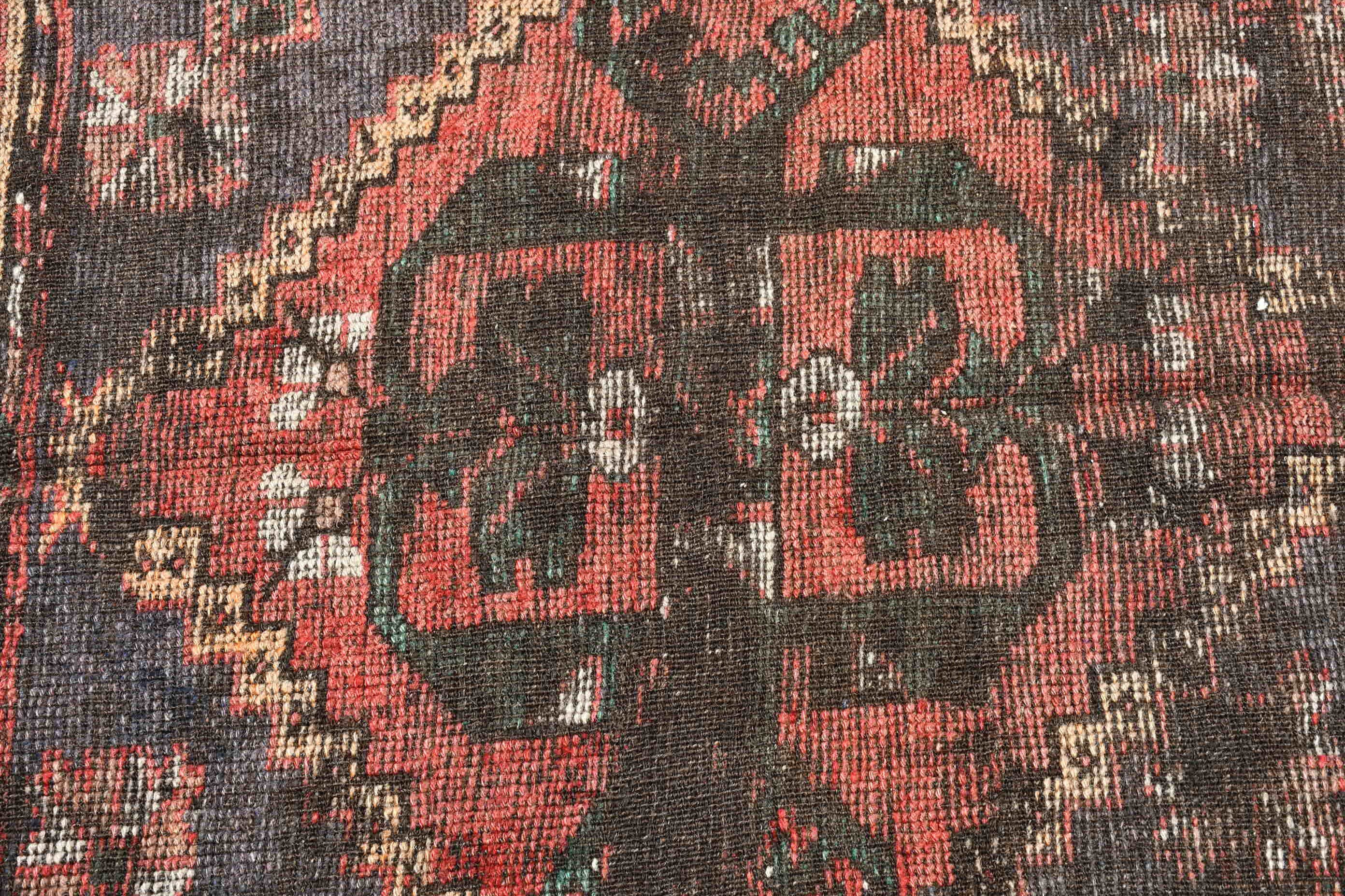 Bedroom Rug, Nomadic Rugs, Red Wool Rug, Turkish Rug, Anatolian Rug, Vintage Rugs, Living Room Rugs, 4.6x9.2 ft Large Rugs, Rugs for Salon