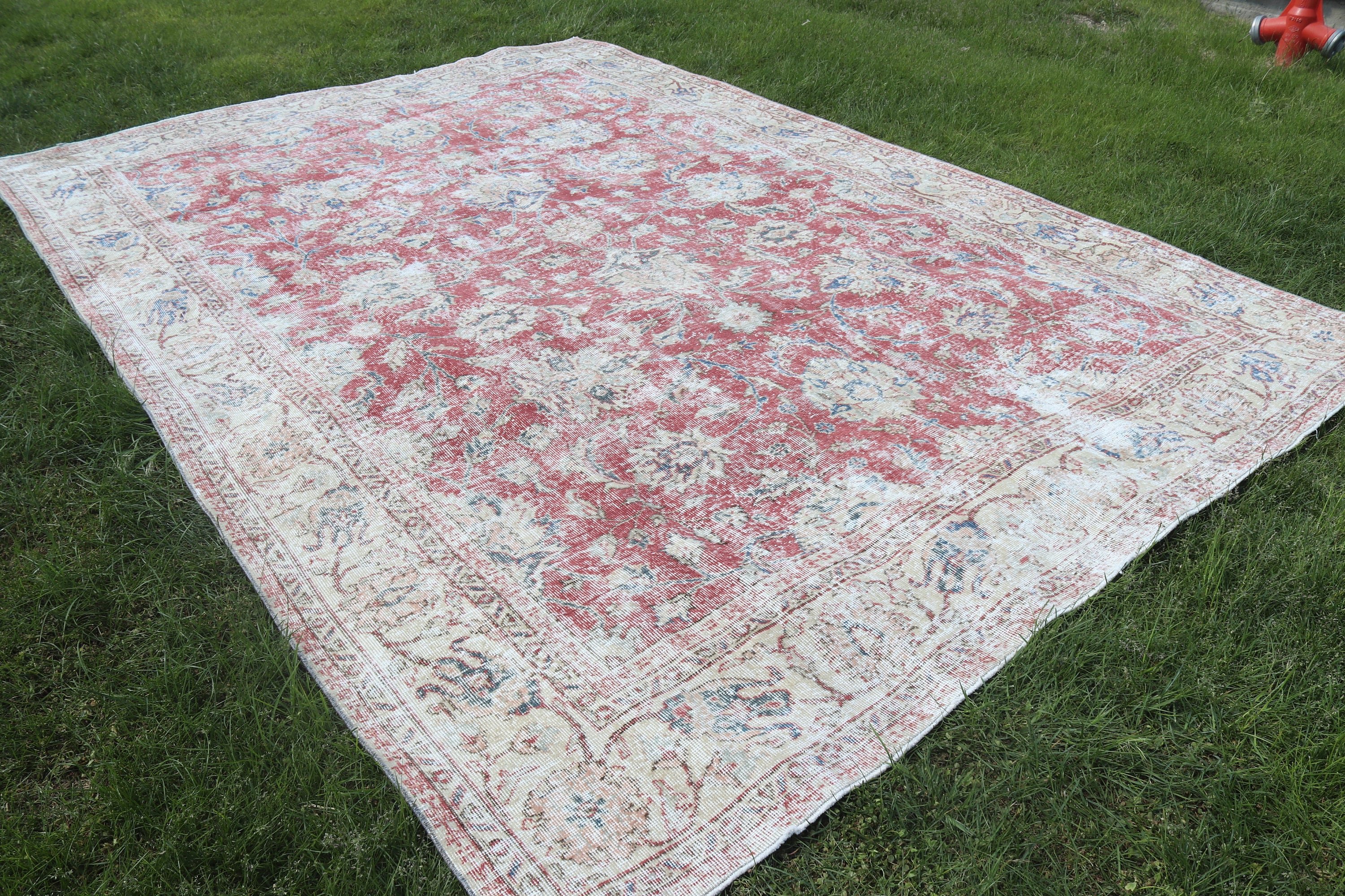 Modern Rug, Salon Rug, Vintage Rug, Turkish Rugs, Dining Room Rugs, Handwoven Rug, Beige Boho Rugs, 8.3x11.6 ft Oversize Rug, Organic Rugs