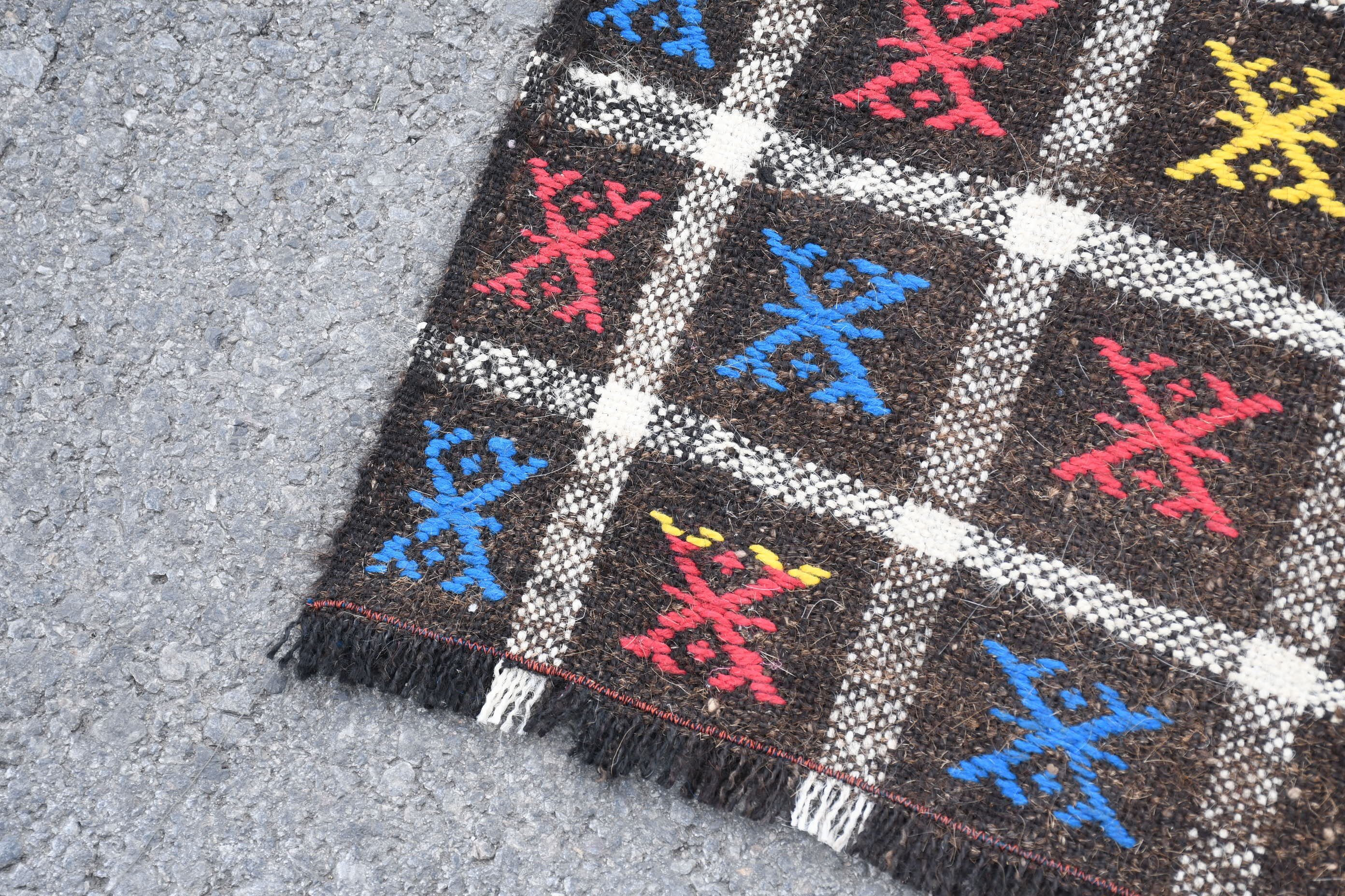 Türk Halıları, Kilim, Yer Halıları, Antika Halı, 3,4x7,8 ft Alan Halısı, Oturma Odası Halıları, Oturma Odası Halısı, Vintage Halı, Bej Yatak Odası Halıları