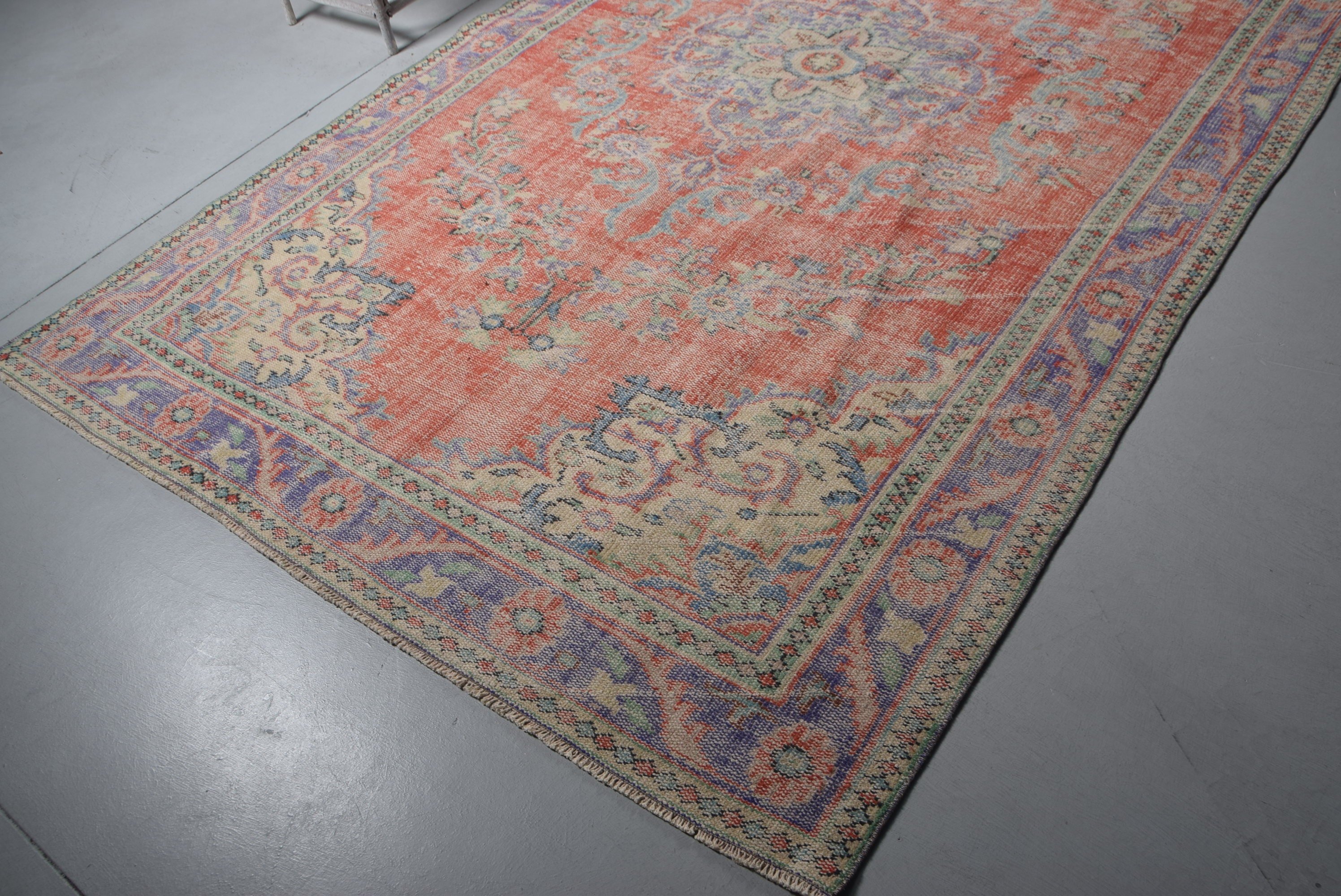 Orange Bedroom Rugs, Saloon Rugs, Cool Rugs, 6.7x11 ft Oversize Rugs, Dorm Rug, Moroccan Rugs, Vintage Rugs, Turkish Rug, Living Room Rugs