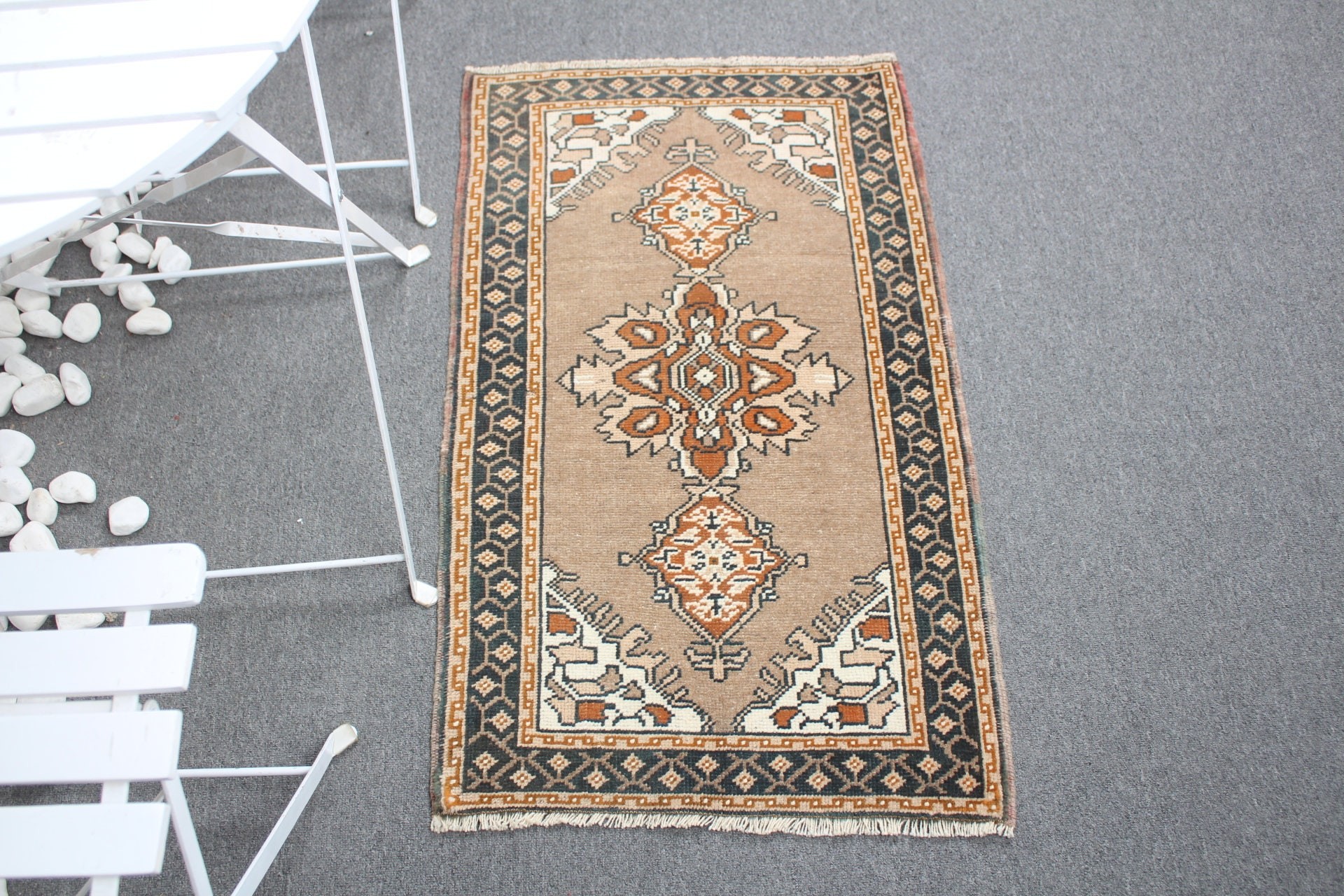 Bedroom Rugs, Home Decor Rugs, Brown Home Decor Rug, Door Mat Rugs, 1.9x3.1 ft Small Rugs, Vintage Rugs, Turkish Rugs