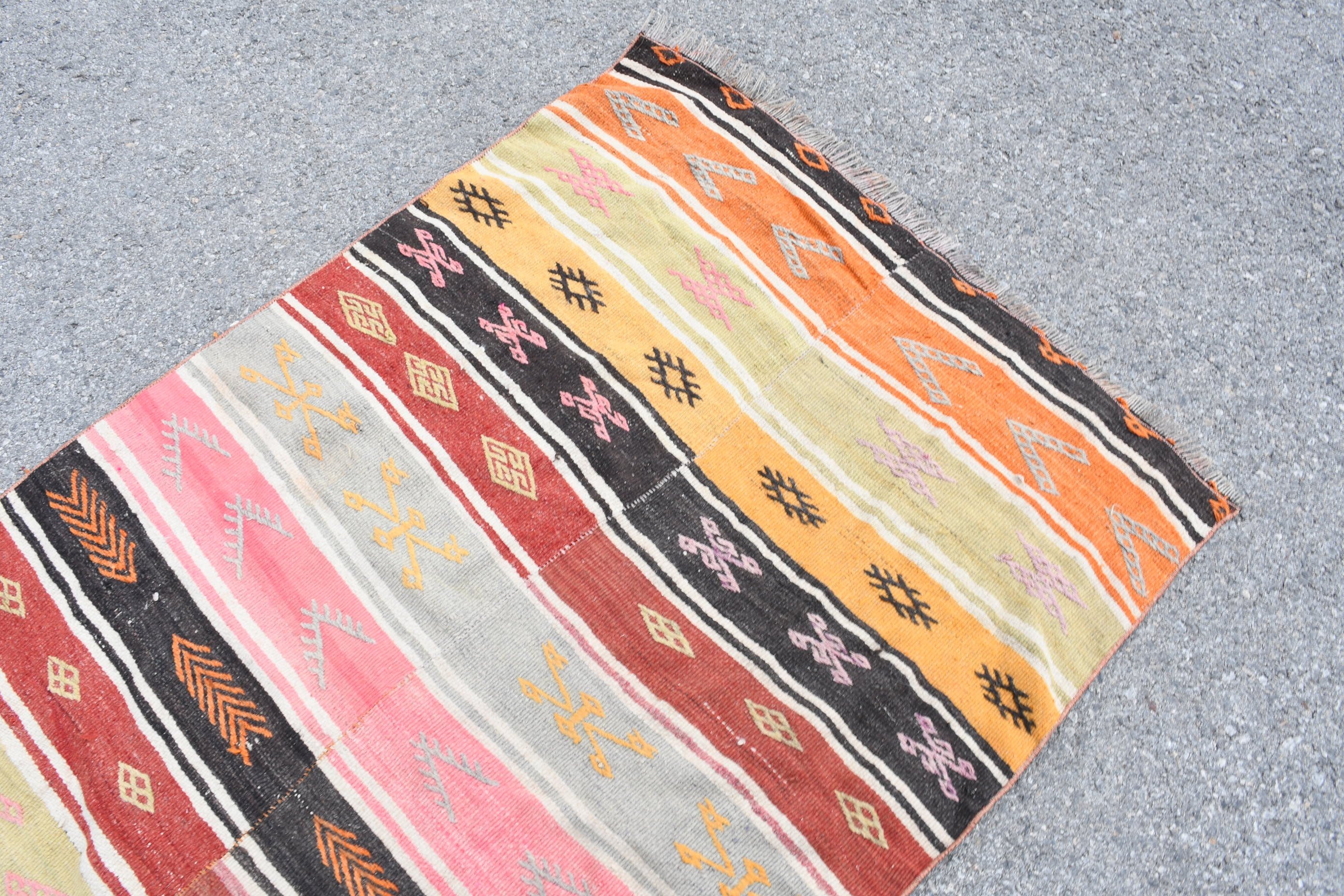 Mutfak Halısı, Kahverengi Yatak Odası Halısı, Kilim, Türk Halısı, Vintage Halılar, Çocuk Odası Halıları, Oushak Halısı, 3,5x5,4 ft Accent Halısı, Fas Halısı