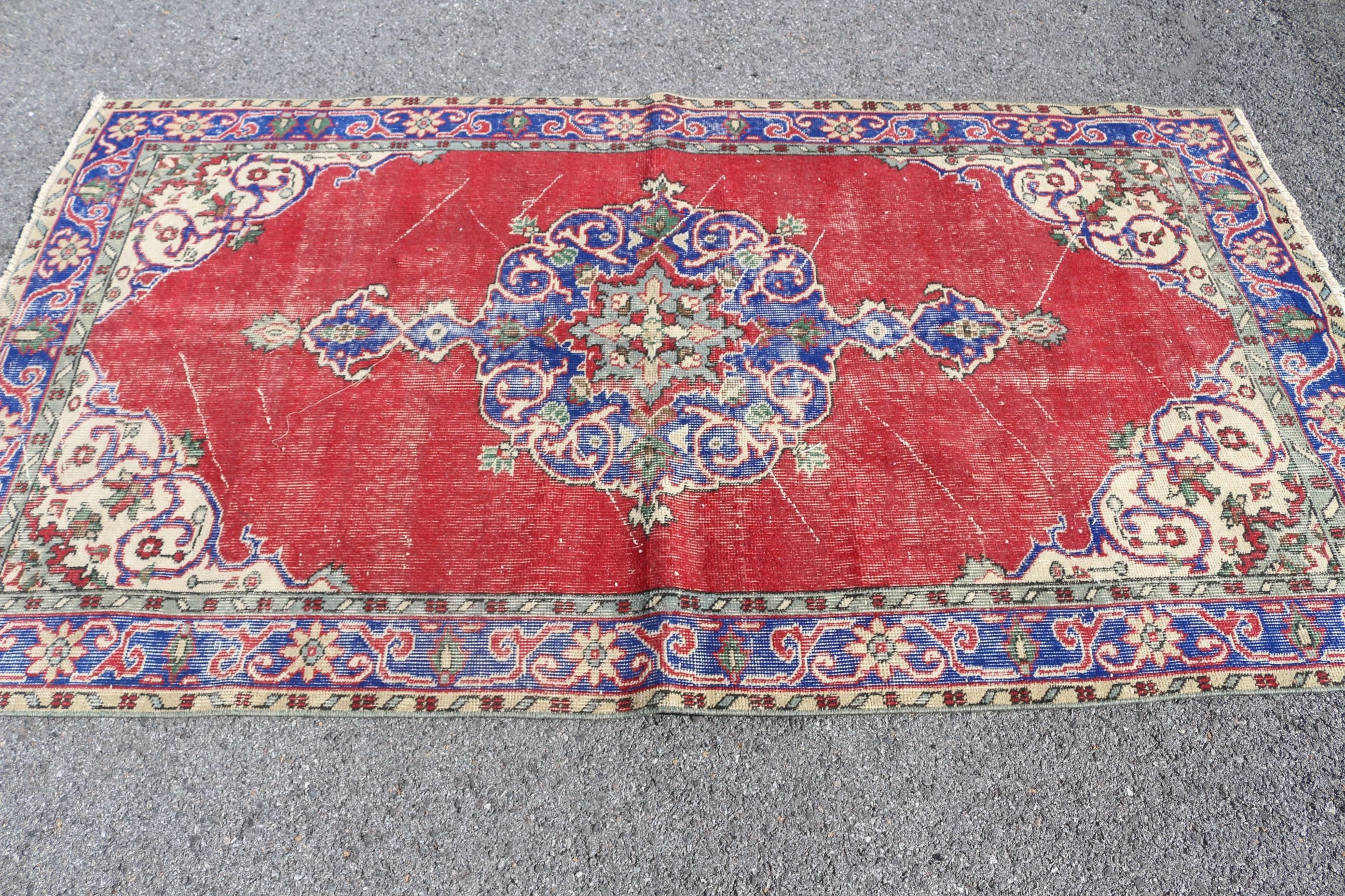 Yatak odası Halı, Türk Halı, 121x213 cm Oturma odası Halı, Antre Halı, Mutfak Halı, Antre Halı, Antik Halı, Kırmızı Anadolu Halı