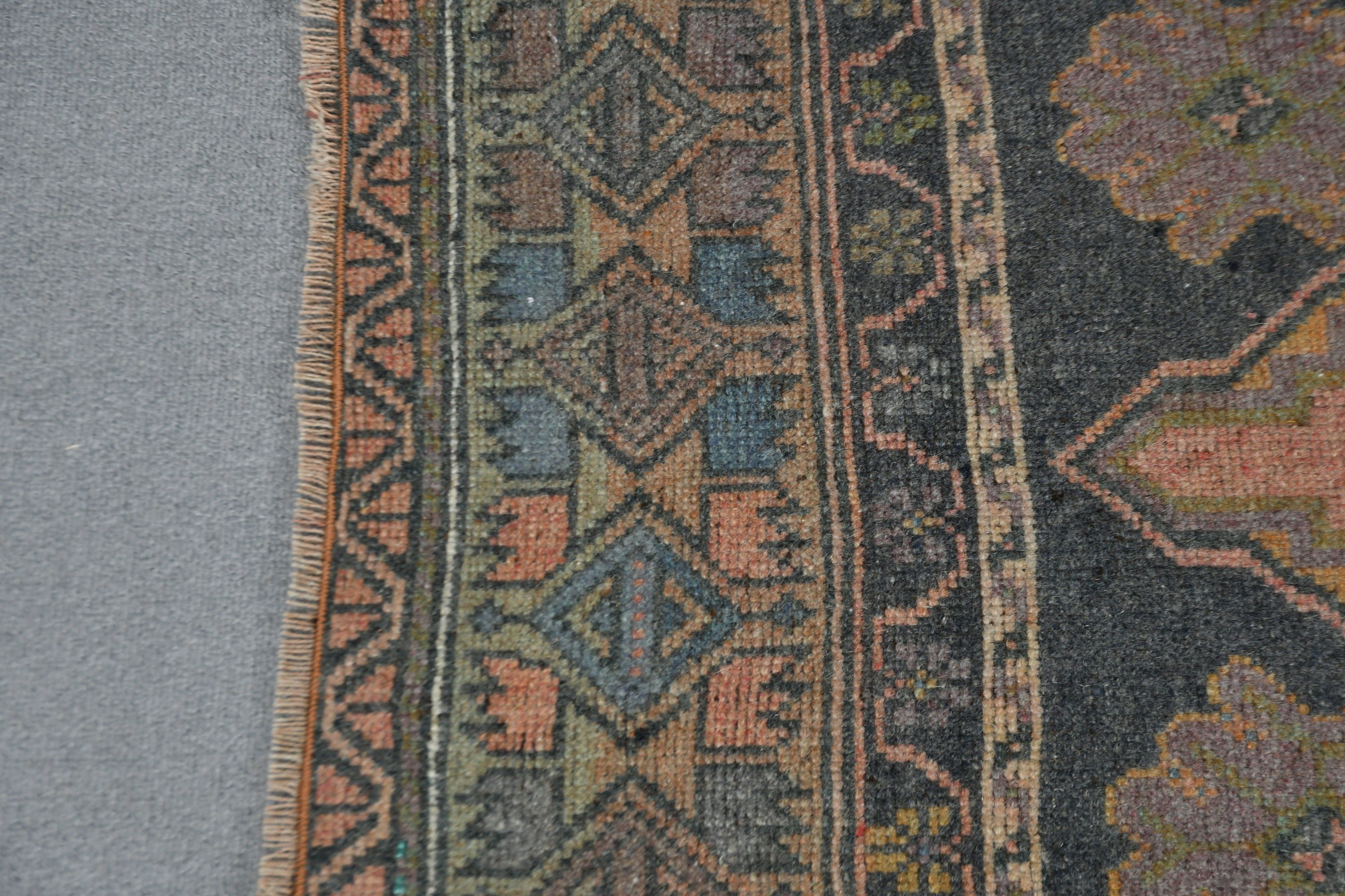 Türk Halıları, Oushak Halısı, 3,8x6,8 ft Alan Halısı, İç Mekan Halısı, Kırmızı Fas Halısı, Vintage Halı, İç Mekan Halıları, Anadolu Halıları, Doğal Halı