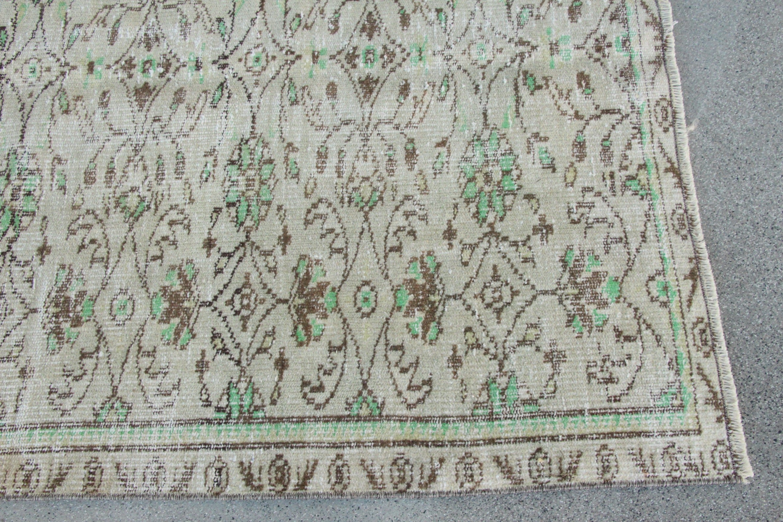 Floor Rugs, Turkish Rugs, Bedroom Rug, Beige Cool Rugs, Anatolian Rugs, 4.1x7.2 ft Area Rugs, Nursery Rugs, Vintage Rugs, Rugs for Nursery