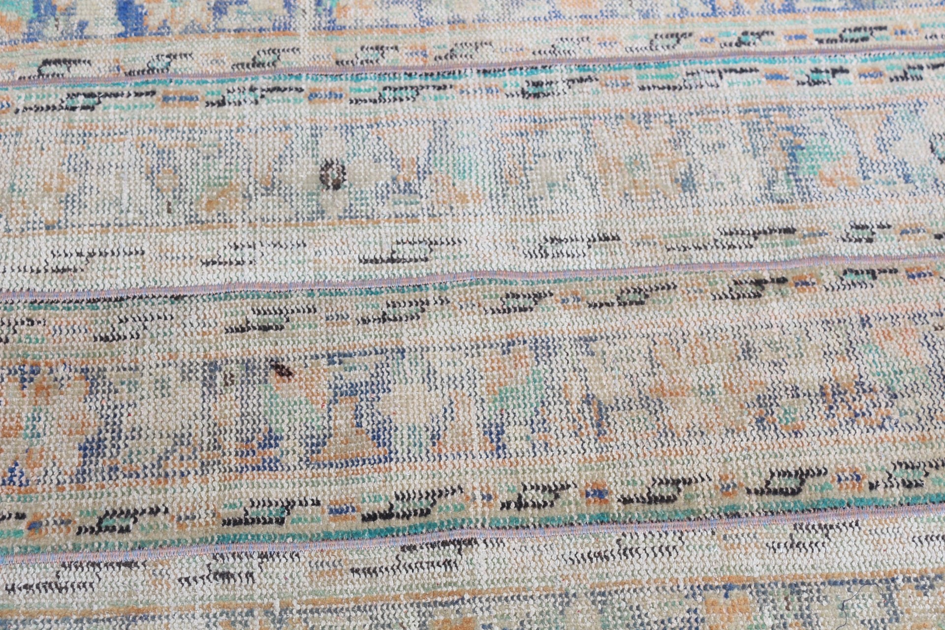Vintage Rugs, Dorm Rug, Blue Bedroom Rug, Kitchen Rug, Entry Rugs, Rugs for Door Mat, Turkish Rug, 3x3.7 ft Small Rug, Moroccan Rugs
