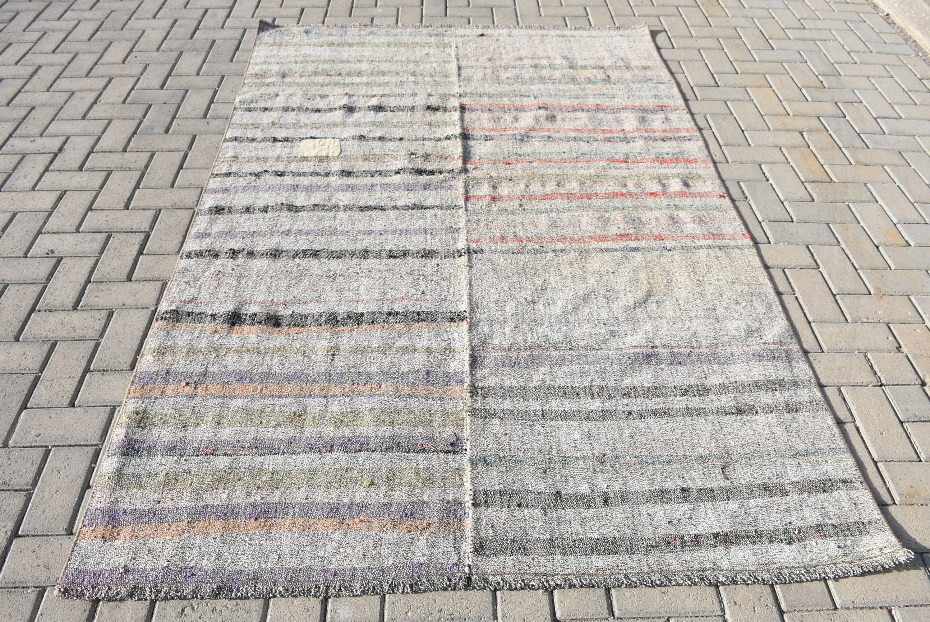 Oturma Odası Kilim, Yemek odası Kilim, Antik Kilim, Türk Kilim, Oturma Odası Kilim, Bej Fas Kilim, 157x232 cm Oturma odası Kilim