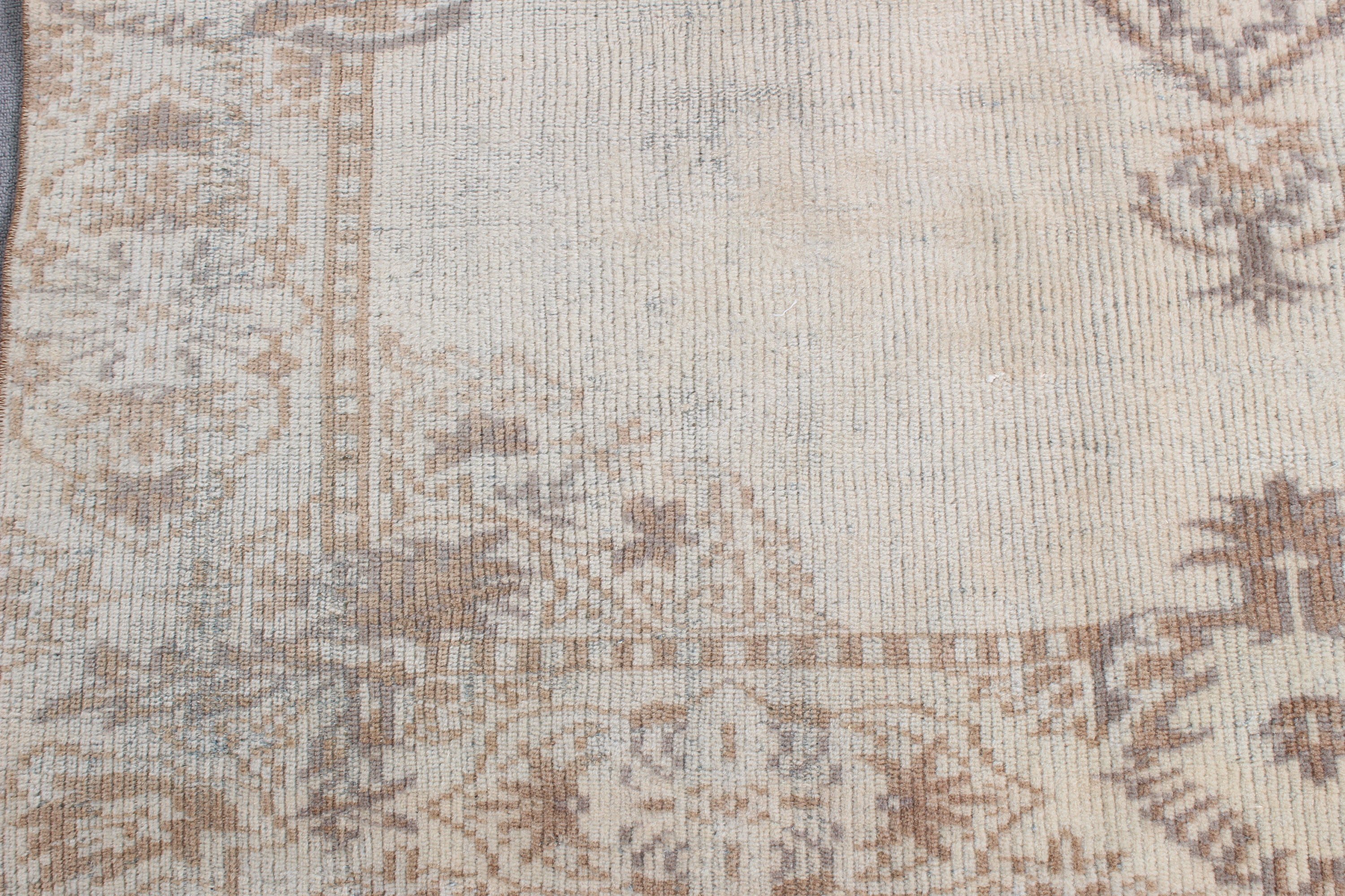 Bej Mutfak Halısı, Oturma Odası Halısı, Türk Halıları, Büyük Oushak Halıları, Açıklama Halısı, 5,3x9,1 ft Büyük Halı, Vintage Halılar, Düz Dokuma Halılar