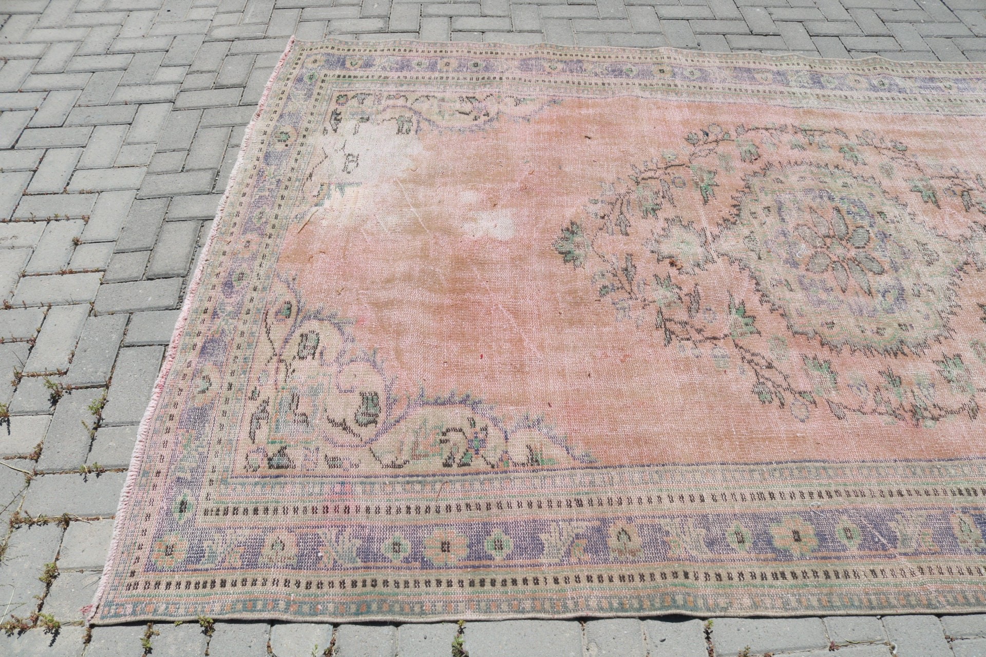 Living Room Rug, Salon Rugs, Rugs for Living Room, Home Decor Rug, 6x10 ft Large Rug, Floor Rug, Turkish Rug, Vintage Rug, Retro Rug