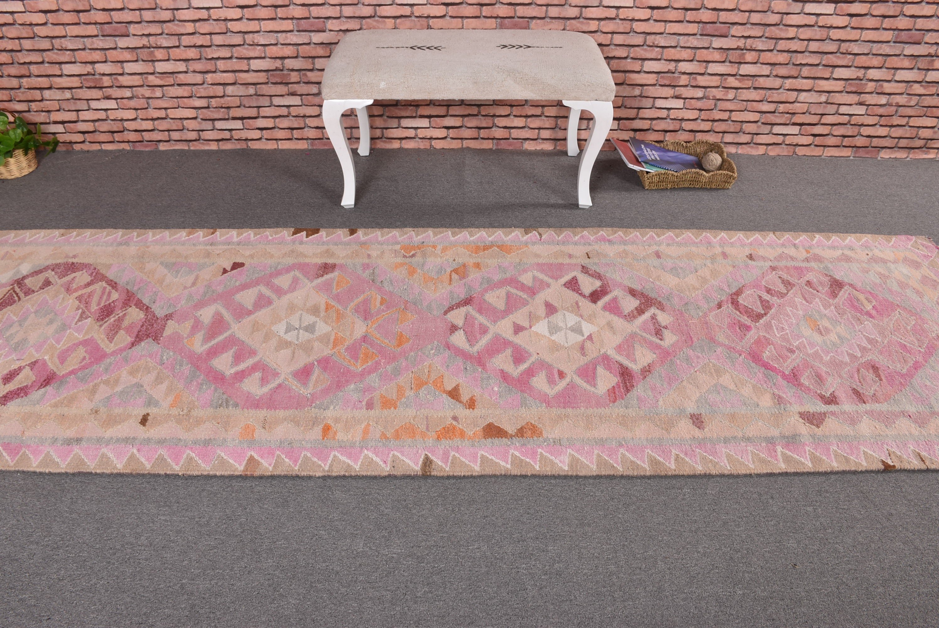 Türk Halısı, Vintage Halı, Kilim, 3.3x11.3 ft Runner Halısı, Modern Halılar, Koridor Halıları, Bej Yatak Odası Halısı, Koridor Halıları, Lüks Halı, Havalı Halılar