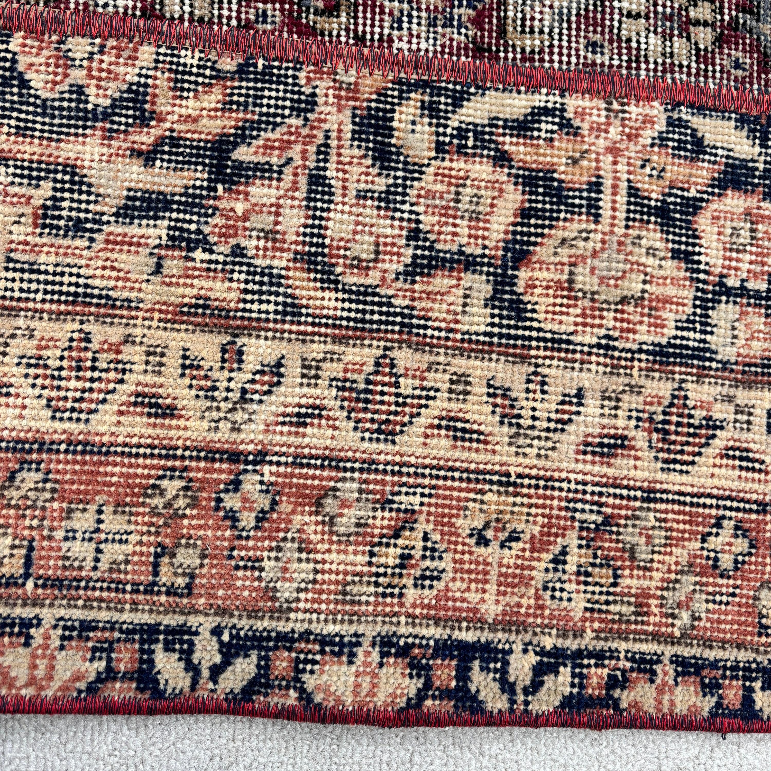 Vintage Accent Halılar, Mavi 2.9x5.6 ft Accent Halı, Vintage Halı, Düz Dokuma Halı, Türk Halıları, Oryantal Halı, Çocuk Halıları