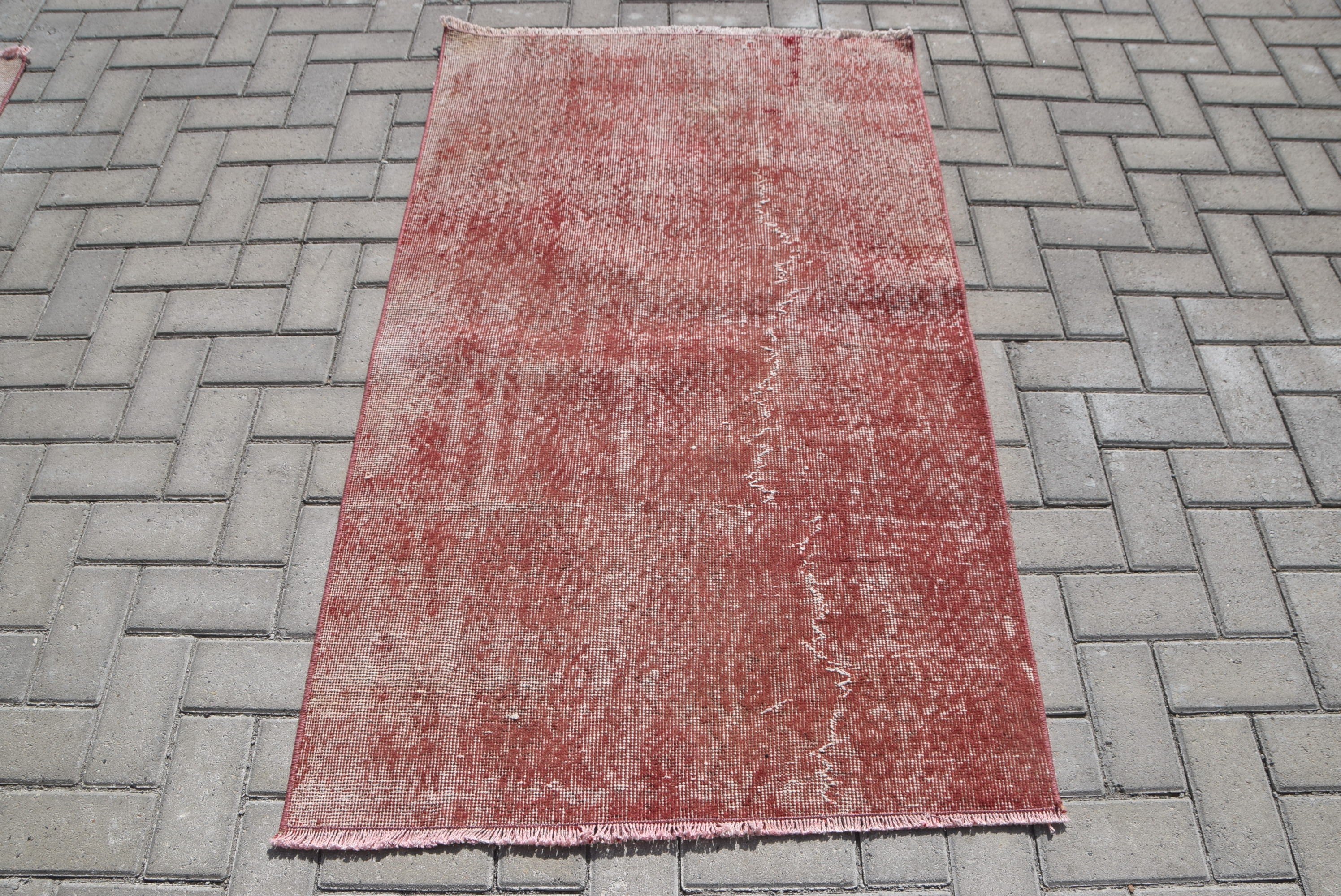 Araba Paspas Halısı, Oryantal Halı, Giriş Halısı, 3x5 ft Küçük Halılar, Sanat Halısı, Ev Dekor Halısı, Vintage Halı, Kırmızı Soğuk Halı, Banyo Halıları, Türk Halısı