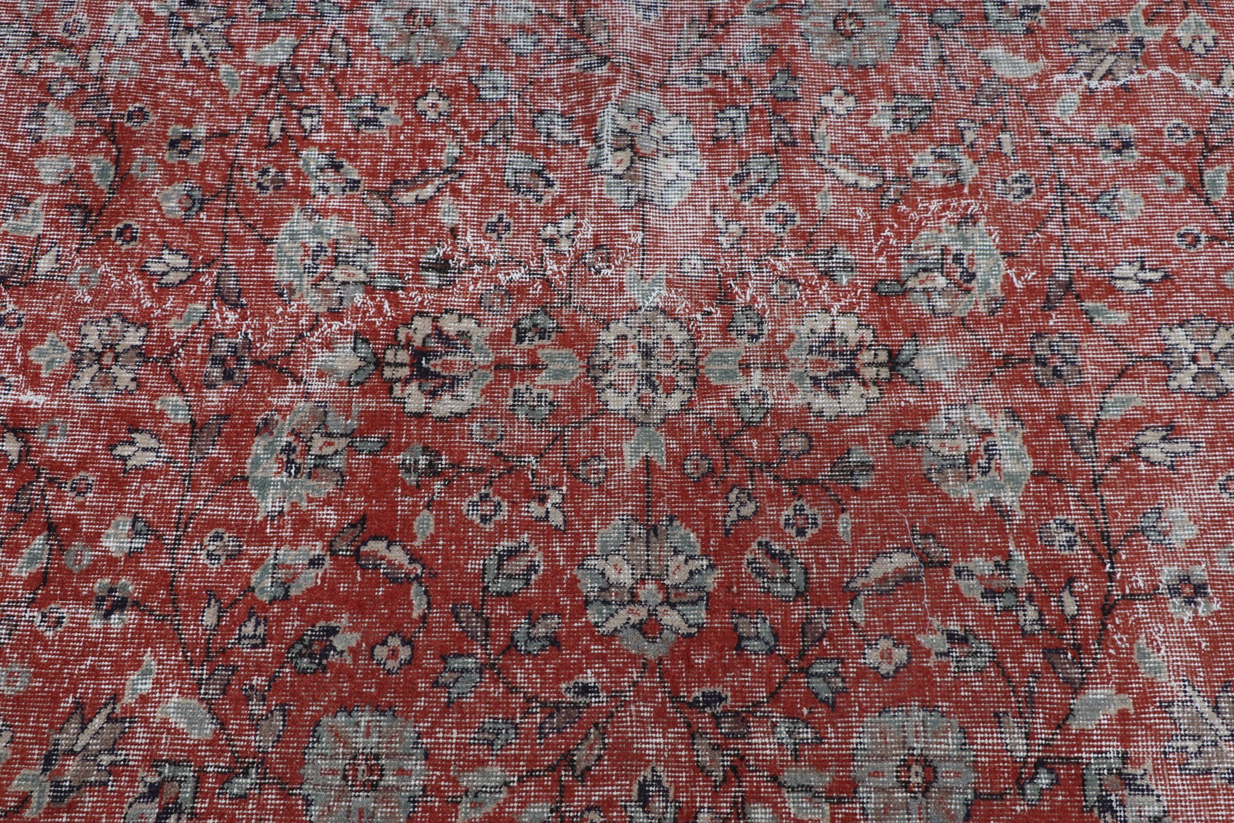 Vintage Rug, Red Wool Rug, Cute Rug, Office Rugs, Rugs for Bedroom, Kitchen Rug, Turkish Rug, 3x6.5 ft Accent Rugs, Old Rug, Bedroom Rugs