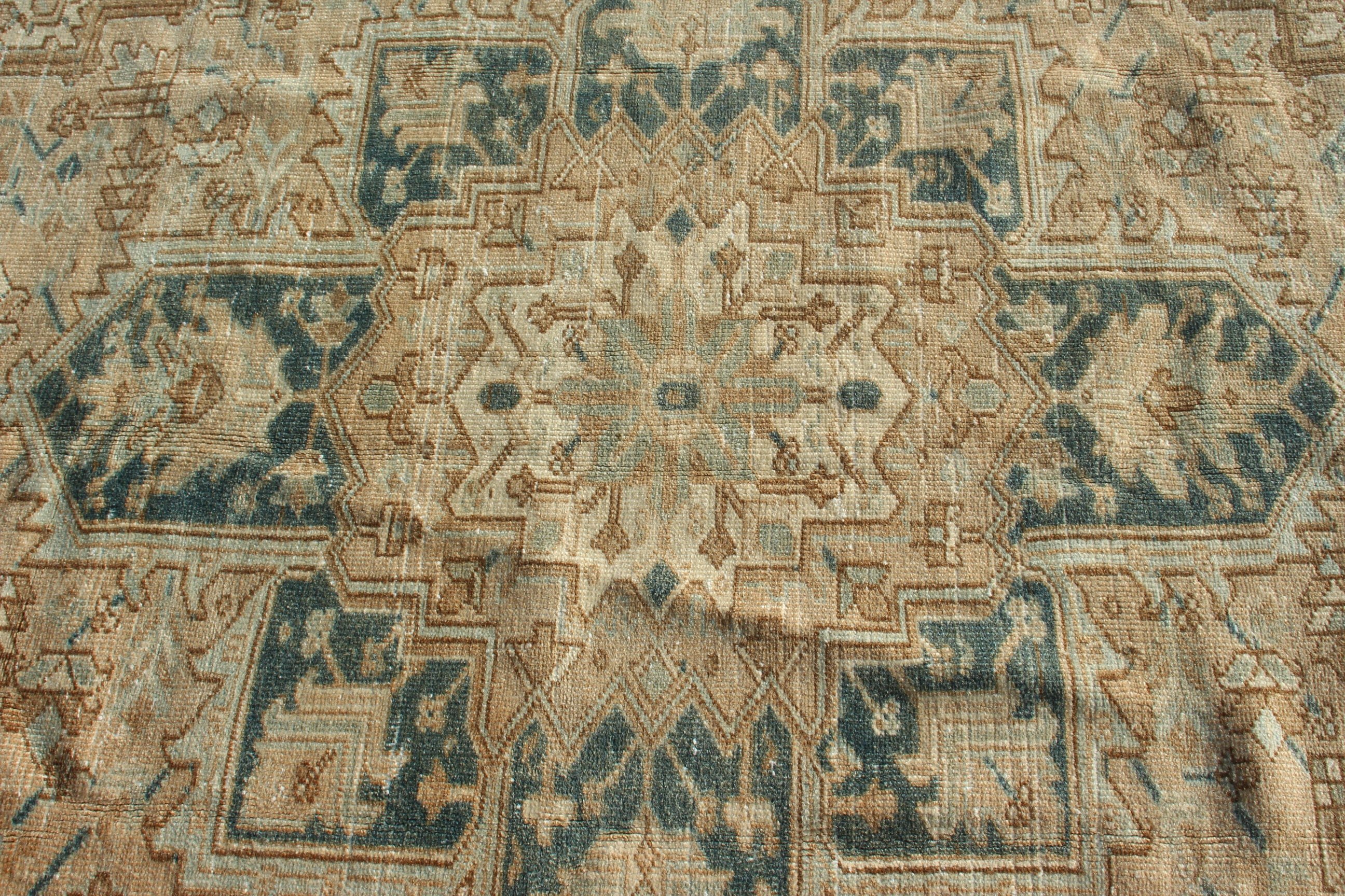 Vintage Rugs, Dining Room Rugs, Turkish Rugs, Luxury Rug, Salon Rugs, Bedroom Rug, 7.8x10 ft Oversize Rug, Blue Neutral Rugs