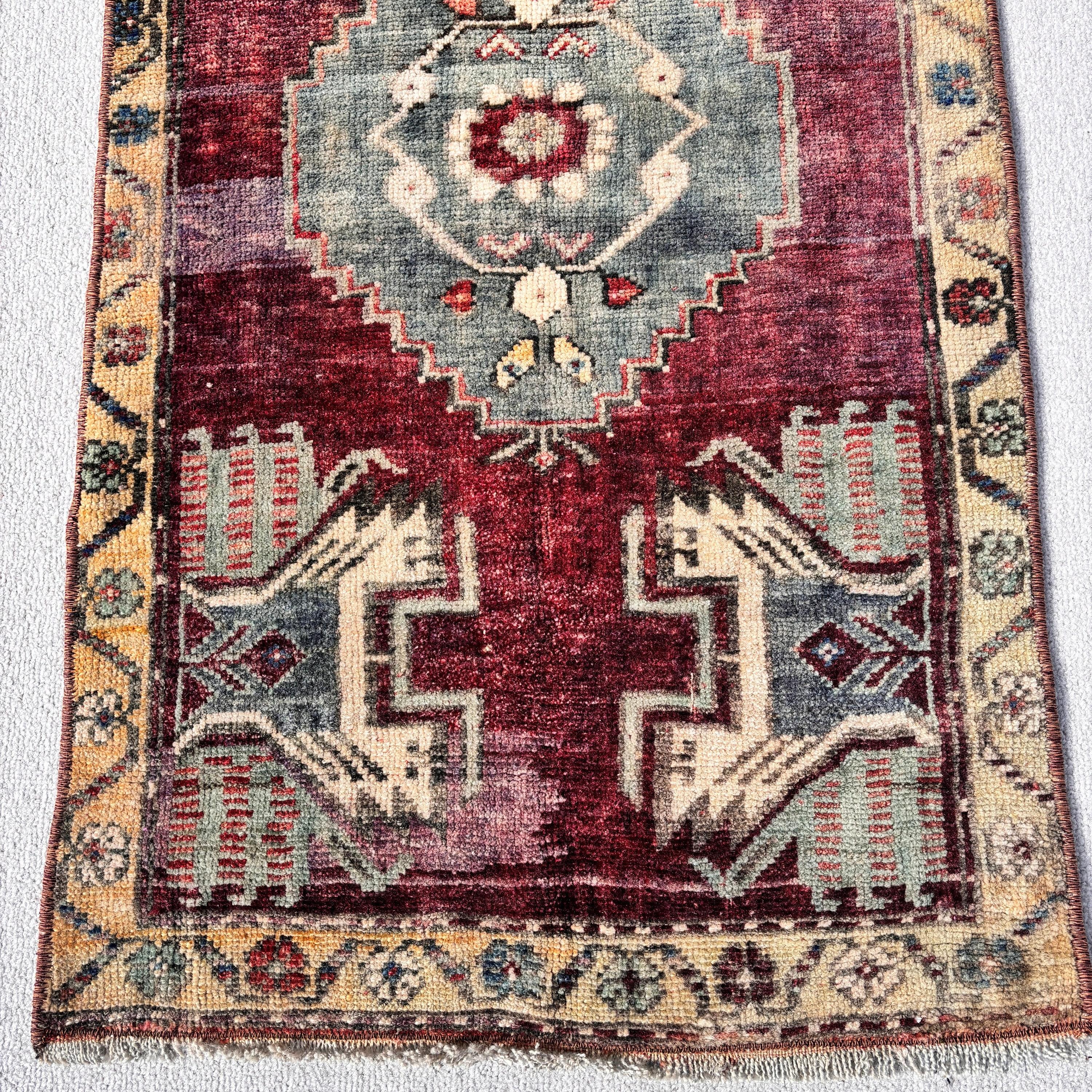 Aztek Halısı, Ev Dekor Halıları, Mor Zemin Halısı, Açıklama Halısı, Küçük Boho Halısı, 1.6x3.3 ft Küçük Halısı, Araba Paspas Halıları, Türk Halıları, Vintage Halılar