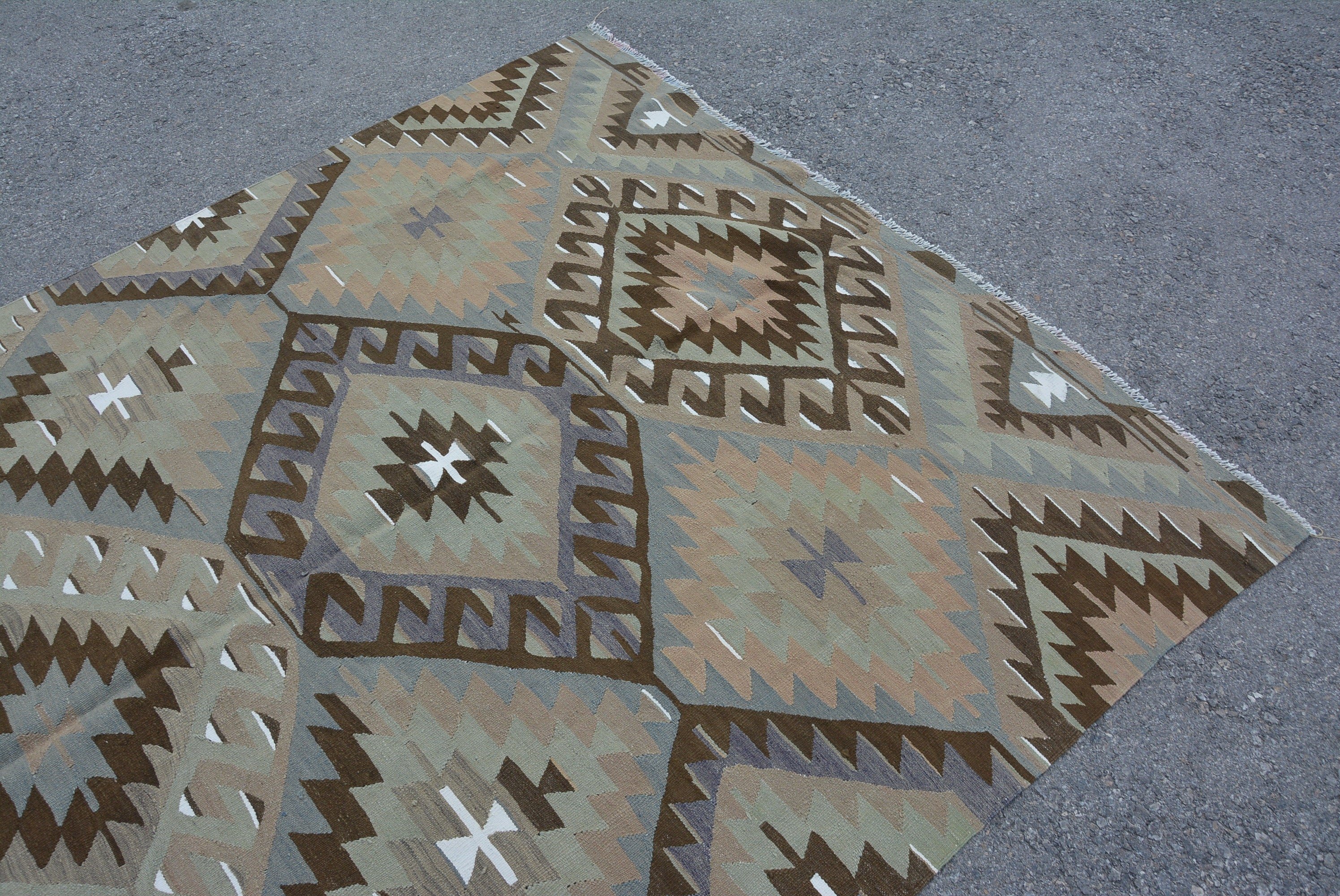 Living Room Rug, Cool Rugs, Vintage Rug, Colorful Rug, Kilim, 5.3x10.3 ft Large Rug, Dining Room Rug, Rugs for Dining Room, Turkish Rugs