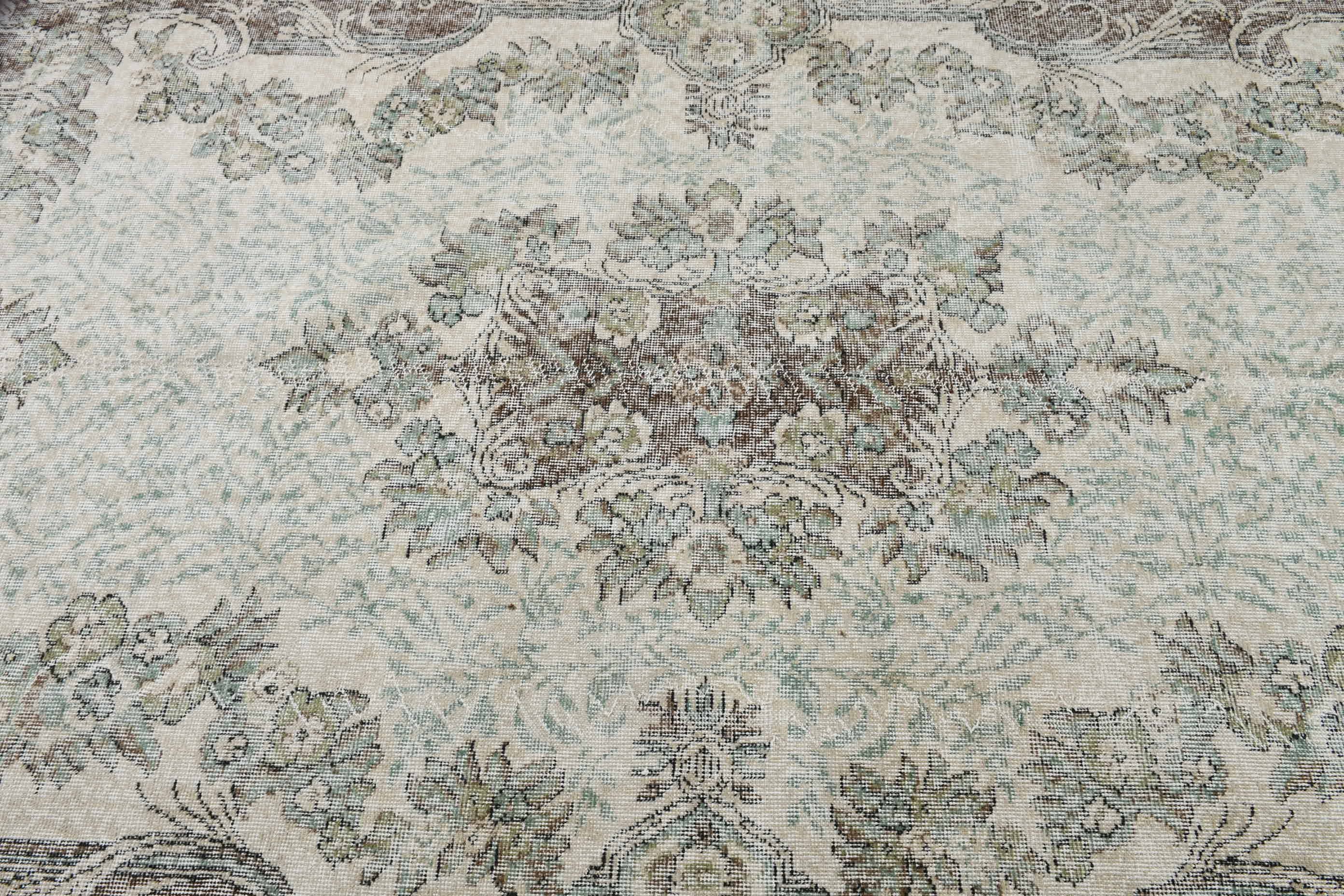 Pastel Halı, Anadolu Halıları, Oturma Odası Halıları, Havalı Halı, Bej Anadolu Halıları, Yatak Odası Halıları, Türk Halısı, Vintage Halı, 5,5x9,5 ft Büyük Halılar