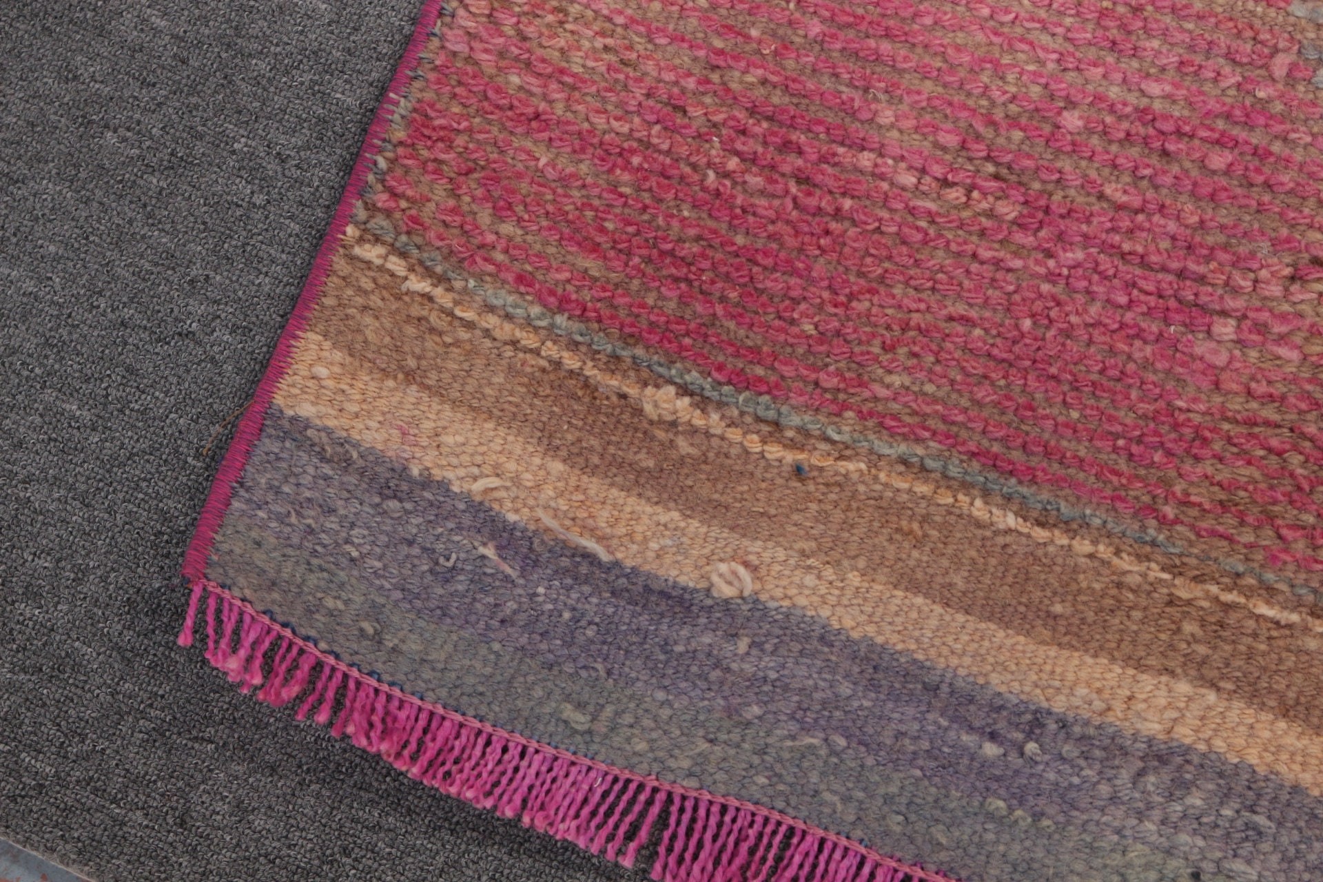 Oriental Rug, Ethnic Rug, Kitchen Rugs, Bedroom Rug, 2.9x12.2 ft Runner Rug, Turkish Rug, Vintage Rug, Corridor Rug, Pink Anatolian Rug