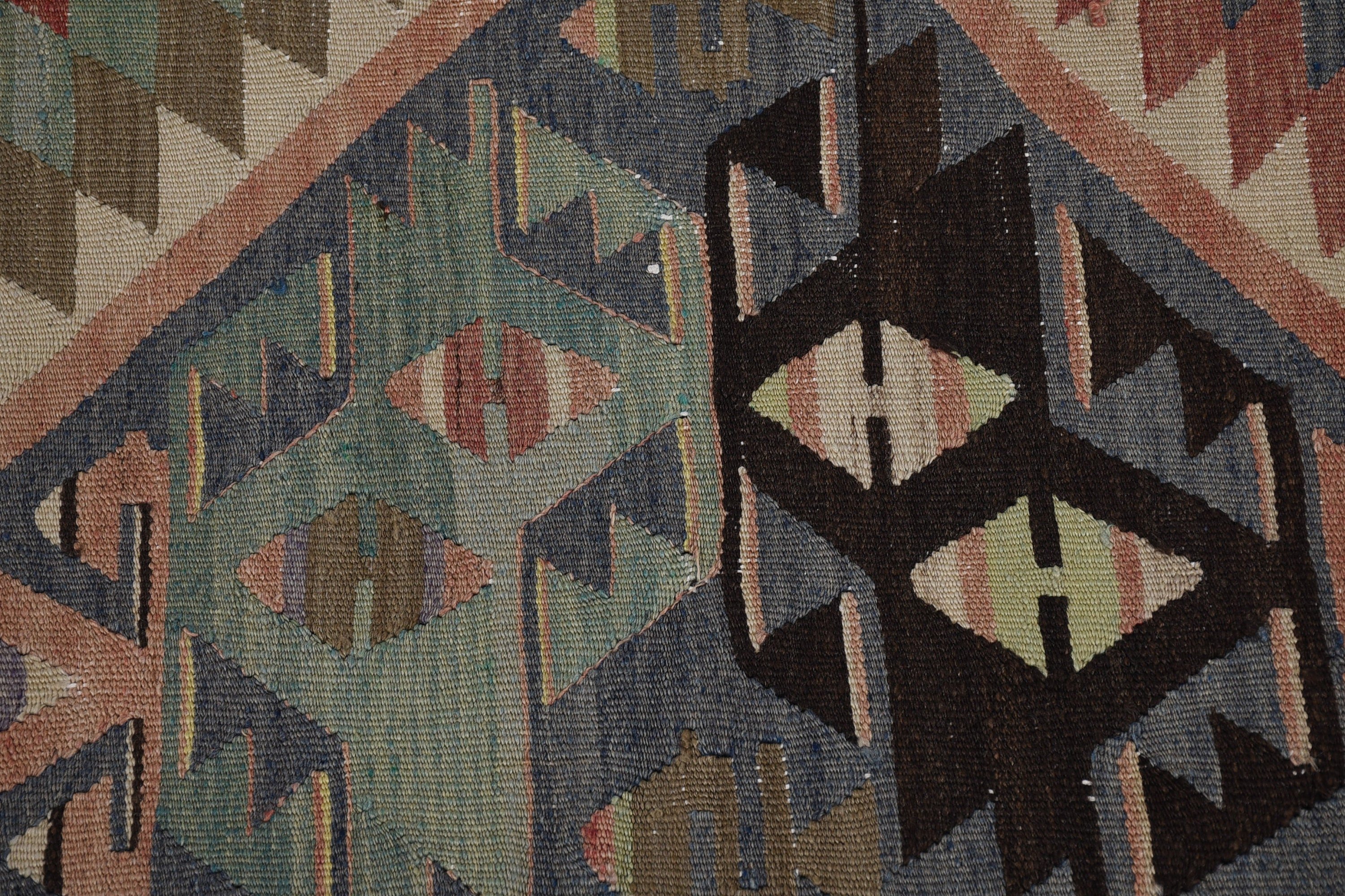 Living Room Rugs, Cool Rug, Bedroom Rugs, Distressed Rug, Rugs for Salon, Kilim, 5.2x9.6 ft Large Rug, Vintage Rugs, Turkish Rug, Floor Rug