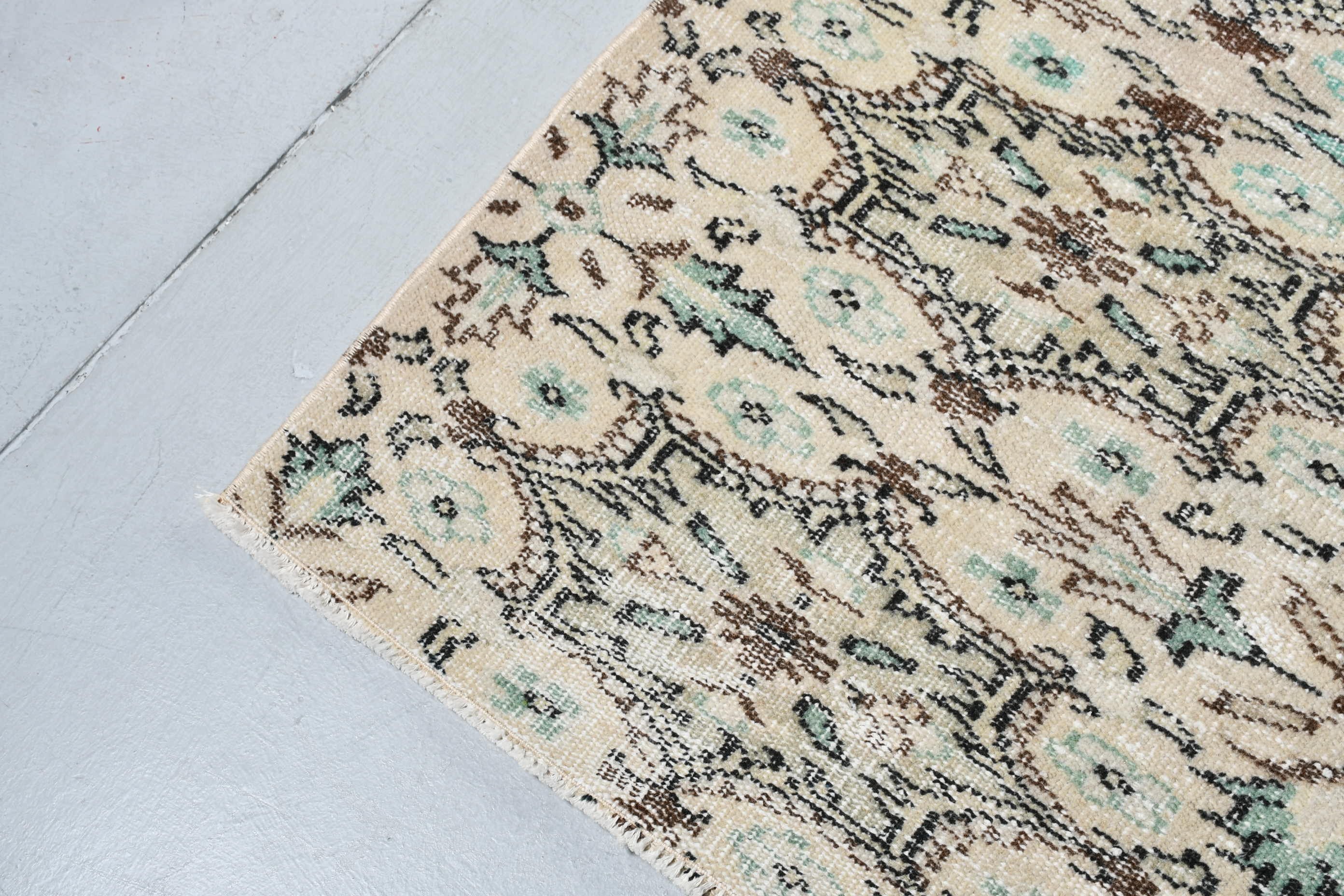 Indoor Rugs, Beige Bedroom Rug, Rugs for Area, Vintage Rug, 4.1x7.1 ft Area Rug, Anatolian Rug, Turkish Rugs, Living Room Rug, Oushak Rug