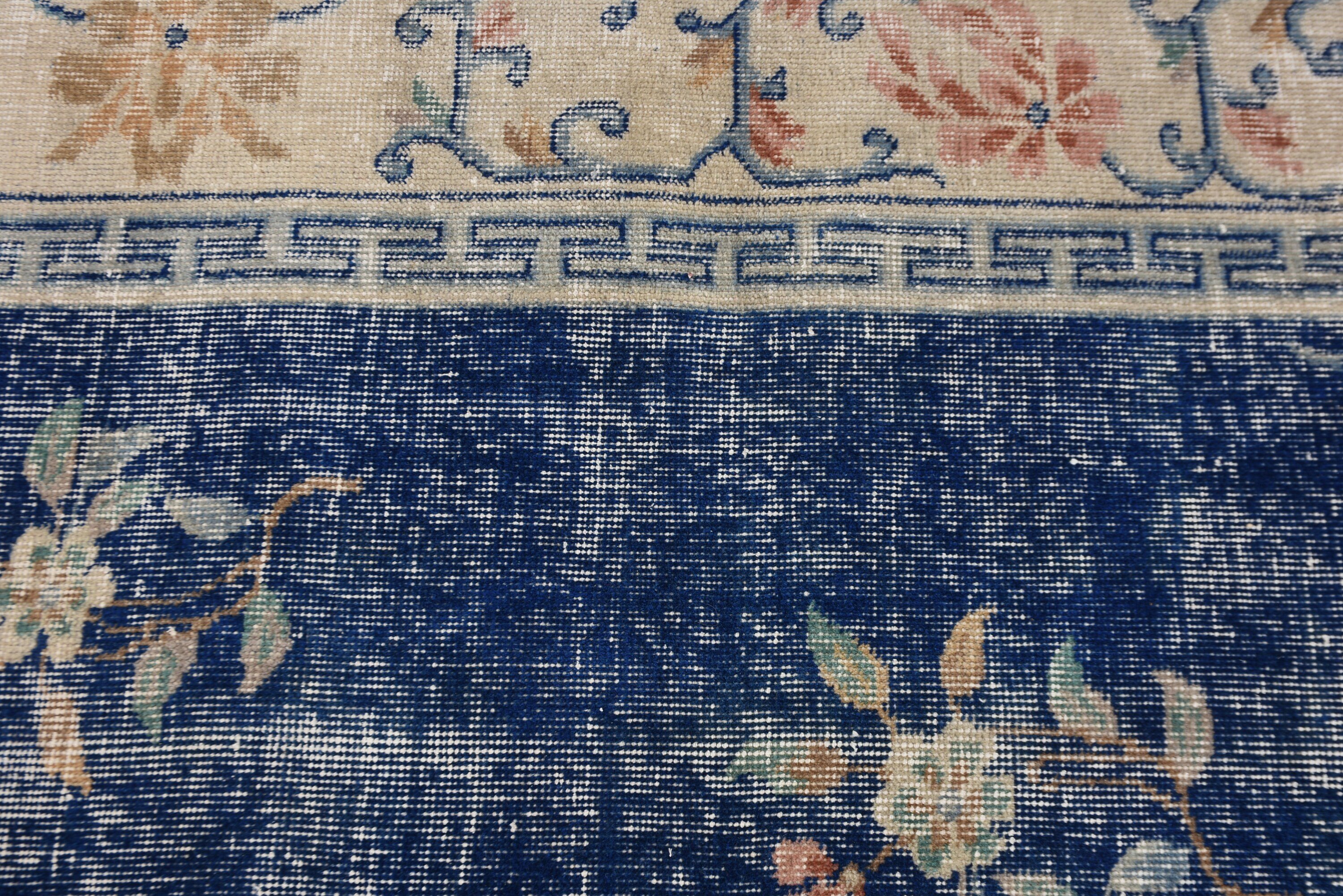 Blue Wool Rug, Anatolian Rugs, Vintage Rugs, Beni Ourain Runner Rugs, Hallway Rugs, Home Decor Rug, 2.1x6 ft Runner Rugs, Turkish Rugs