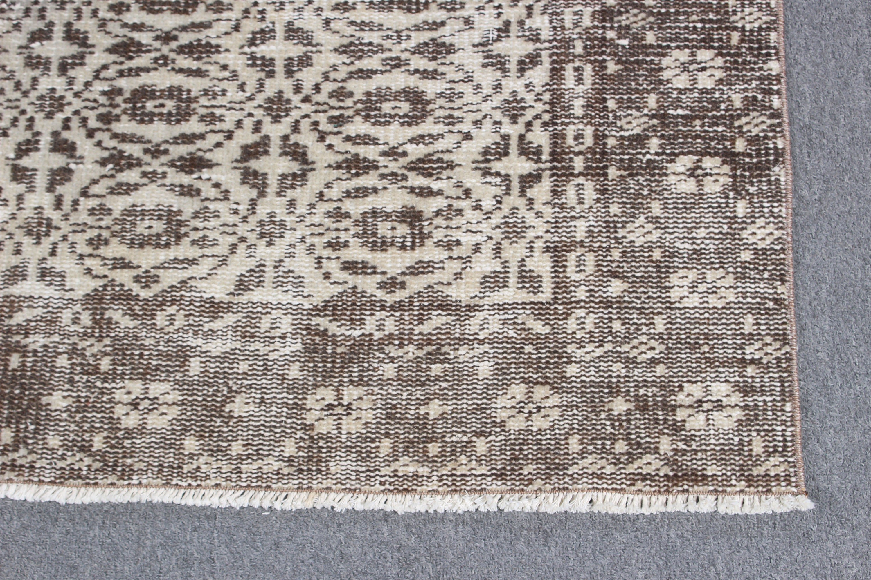 Türk Halıları, Fas Halıları, Bej El Dokuma Halı, 5,2x9,3 ft Büyük Halılar, Vintage Halı, Nötr Halılar, Büyük Boho Halısı, Yatak Odası Halıları