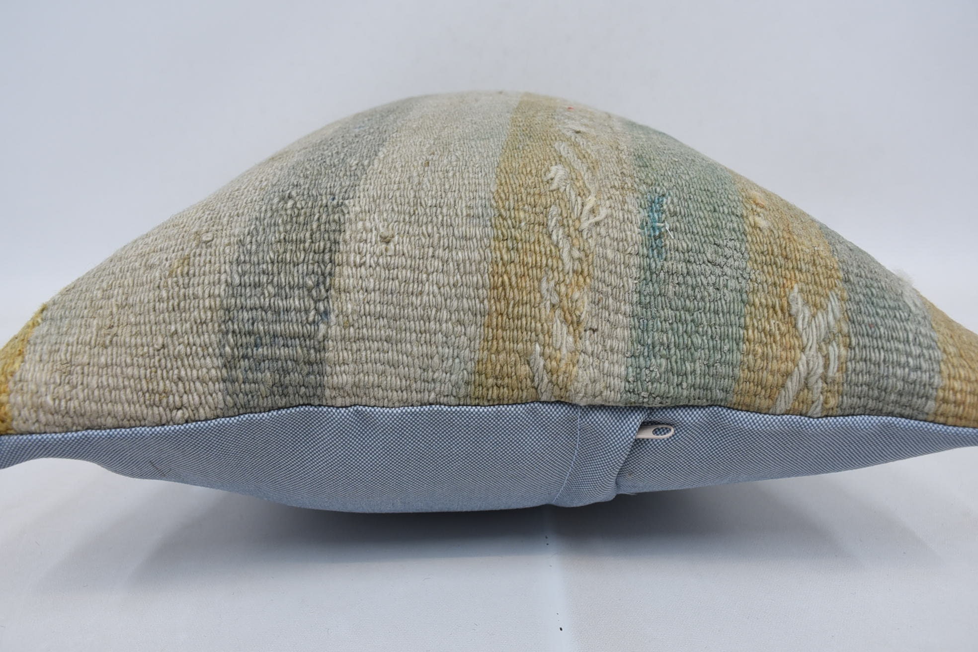 Handmade Kilim Cushion, 16"x24" Green Pillow, Home Decor Pillow, Interior Designer Pillow, Aztec Pillow Case