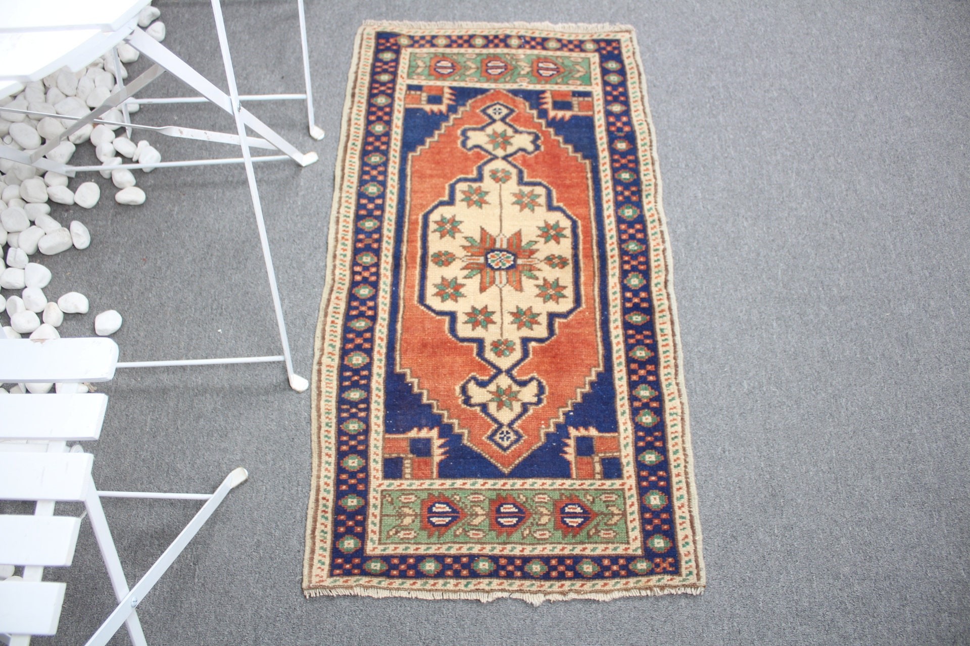 Mutfak Halıları, Kapı Paspası Halısı, Aztek Halısı, Kırmızı 1.9x3.5 ft Küçük Halı, Yün Halıları, Vintage Halılar, Yatak Odası Halısı, Türk Halısı