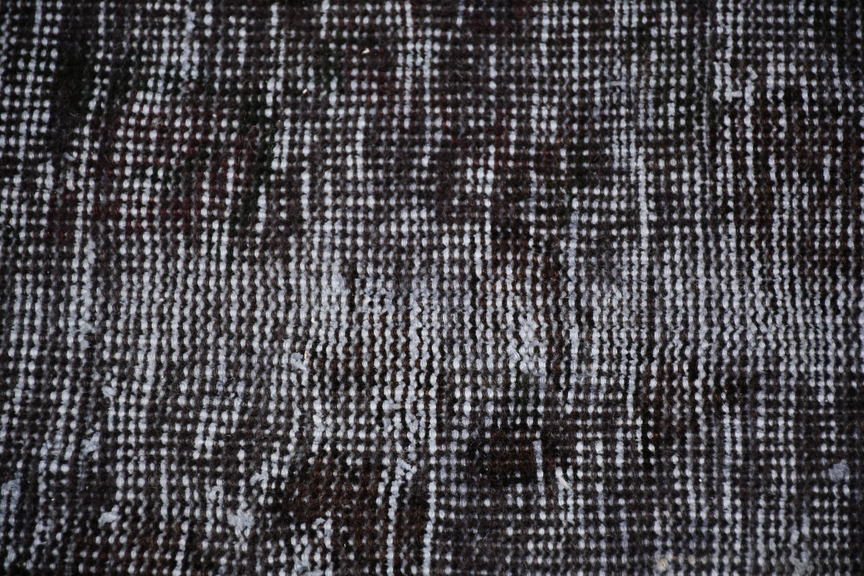 Wool Rug, Rugs for Bedroom, Oriental Rugs, Turkish Rug, 6.4x9.4 ft Large Rug, Dining Room Rug, Black Wool Rug, Vintage Rugs, Salon Rugs