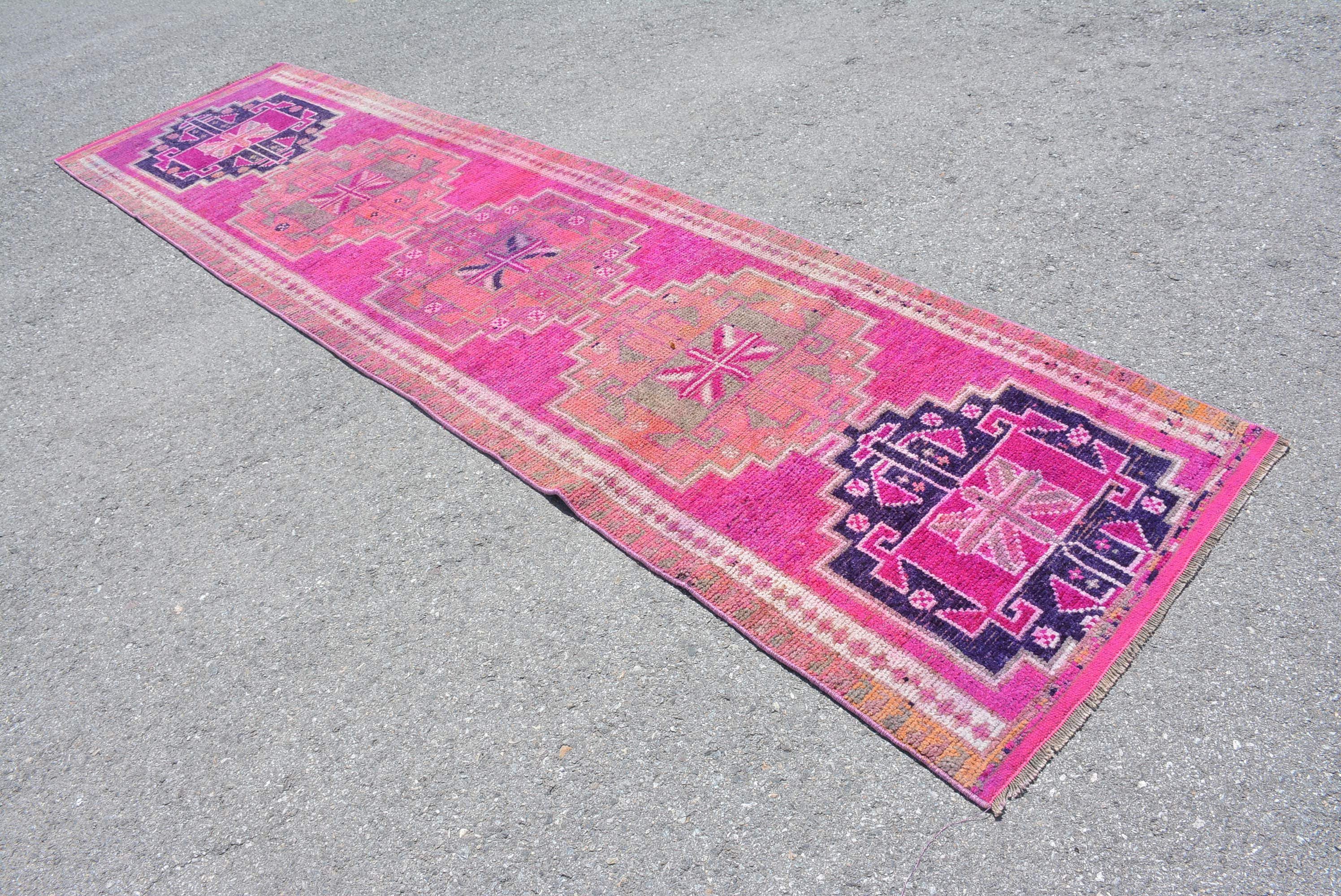 3.1x11.4 ft Runner Halı, Runner Halıları, Türk Halısı, Vintage Halı, Mutfak Halısı, Antika Halı, Anadolu Halıları, Türk Yolluk Halıları