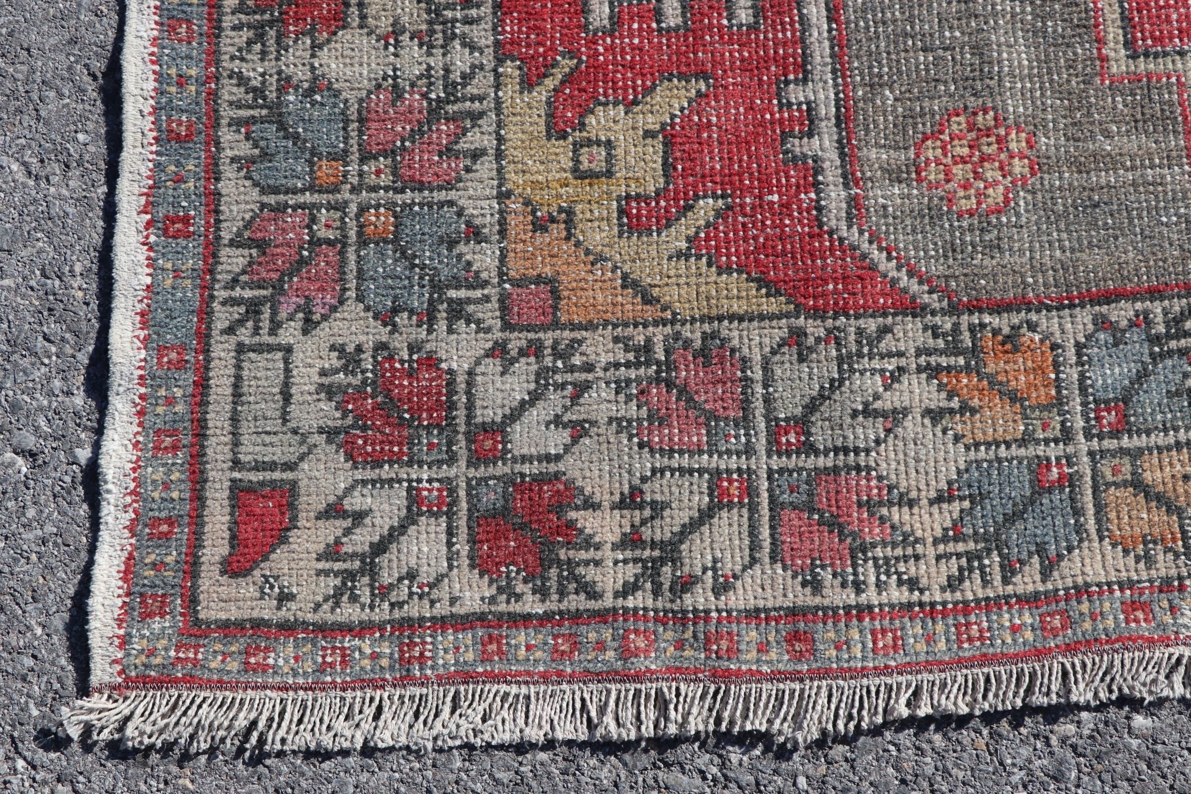 Anatolian Rug, Boho Area Rug Rugs, 4.5x8.2 ft Area Rugs, Vintage Rug, Kitchen Rug, Red Moroccan Rug, Floor Rugs, Bedroom Rug, Turkish Rugs