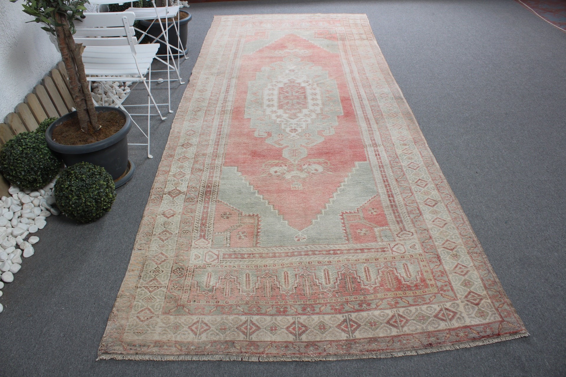 Turkish Rugs, Vintage Rug, Anatolian Rugs, Rugs for Runner, Red Bedroom Rug, Kitchen Rugs, 4.8x12.6 ft Runner Rug, Hallway Rugs, Floor Rug