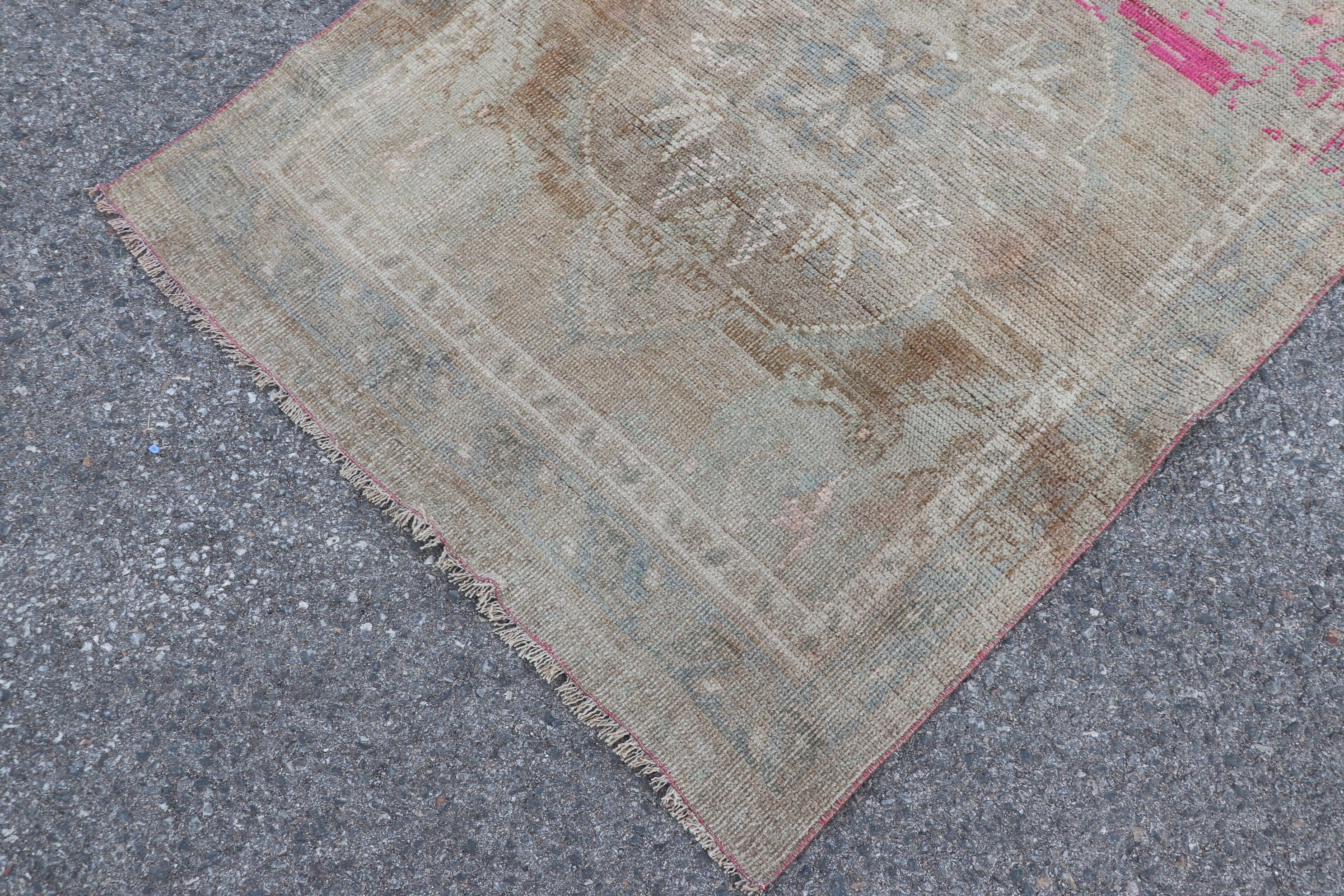 Ev Dekor Halısı, 3.4x4.7 ft Aksan Halıları, Yatak Odası Halıları, Çocuk Halısı, Türk Halısı, Boho Halısı, Yatak Odası Halıları, Pembe Havalı Halı, Vintage Halı