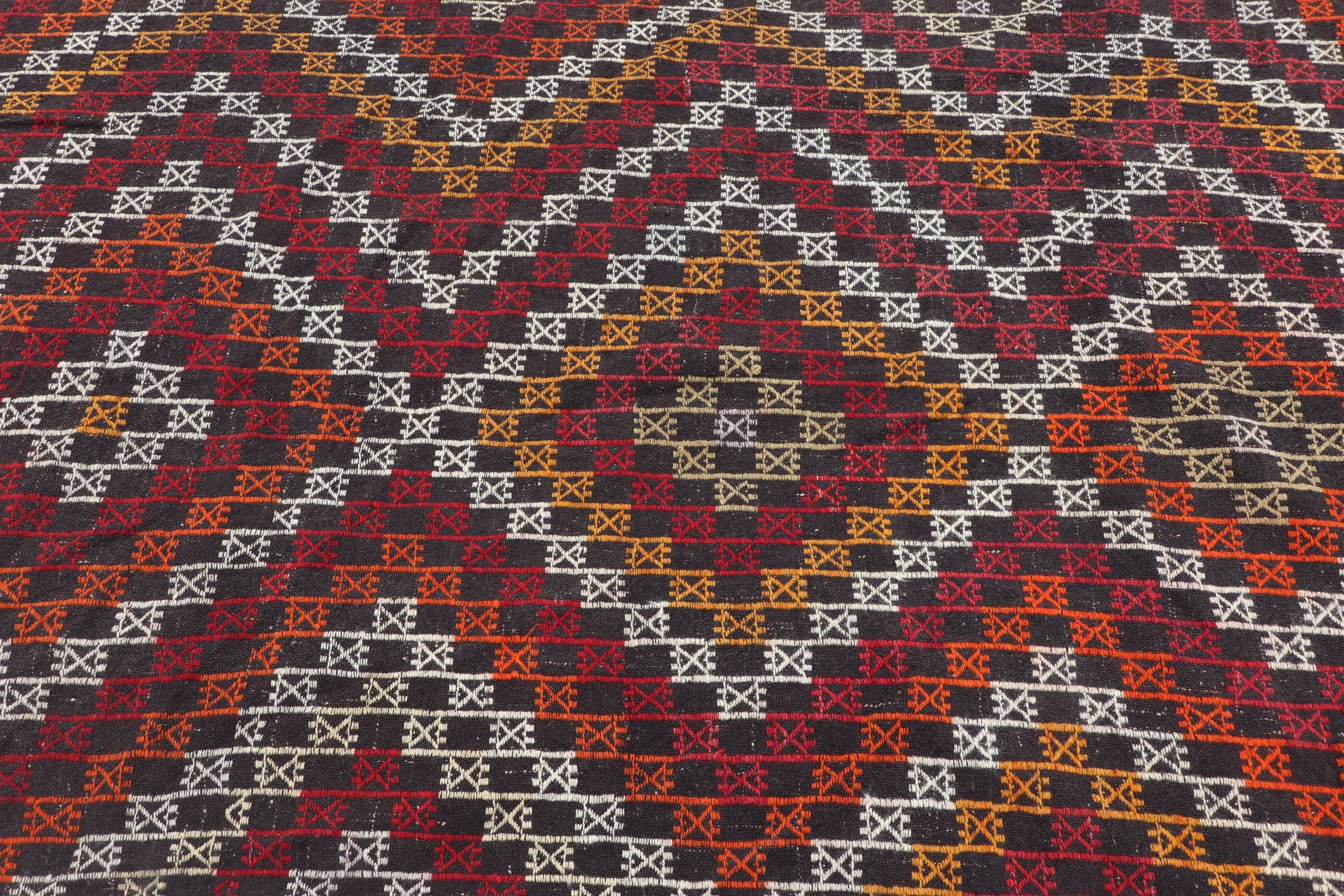Turkish Rug, Nursery Rugs, Handmade Rug, 5x7.1 ft Area Rug, Oriental Rugs, Indoor Rug, Vintage Rug, Kilim, Wool Rug, Brown Home Decor Rug
