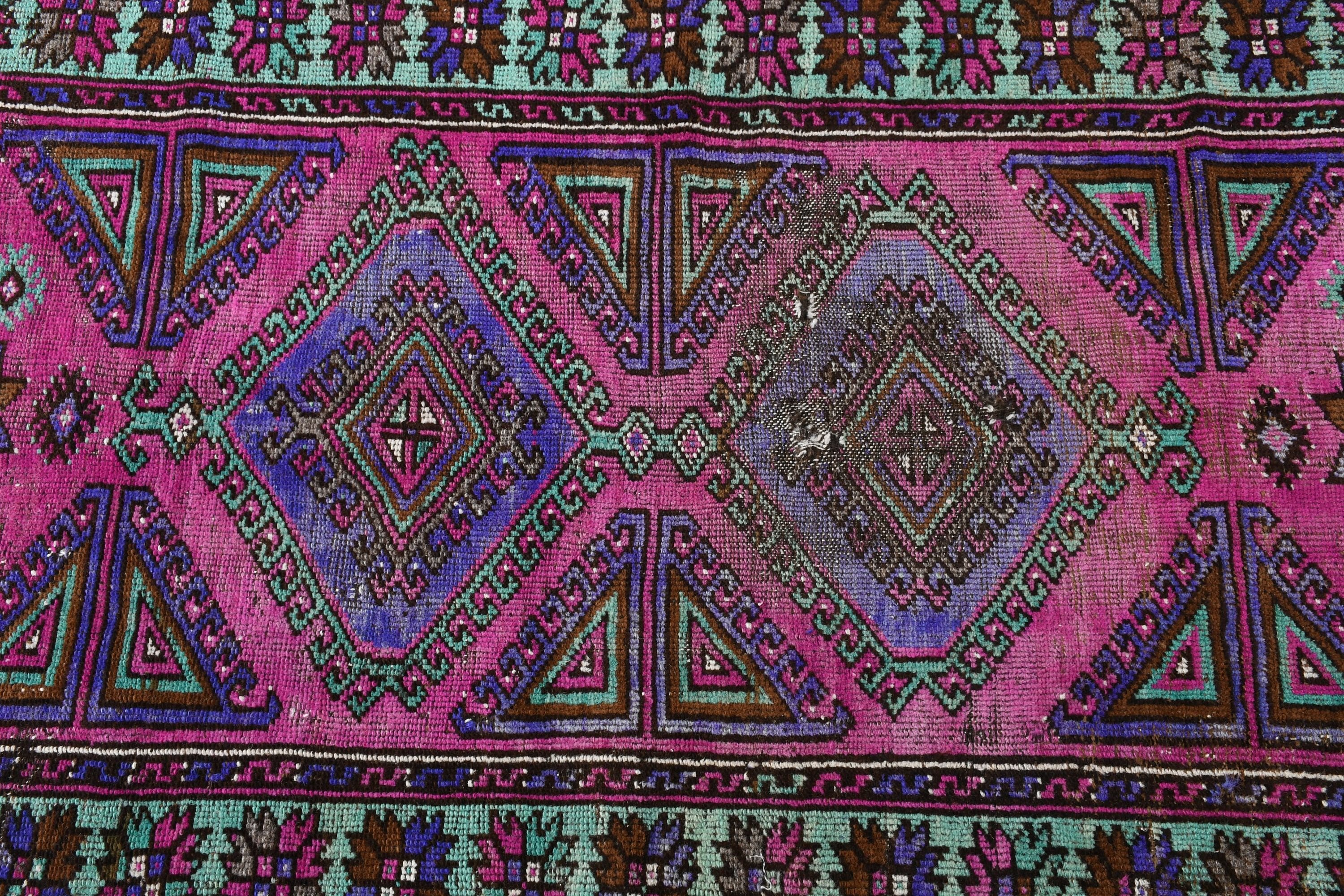 Özel Halı, Vintage Halı, Ev Dekorasyonu Halısı, Pembe Oryantal Halı, Yatak Odası Halısı, Yer Halısı, Mutfak Halıları, 3.2x5.1 ft Accent Halı, Türk Halıları