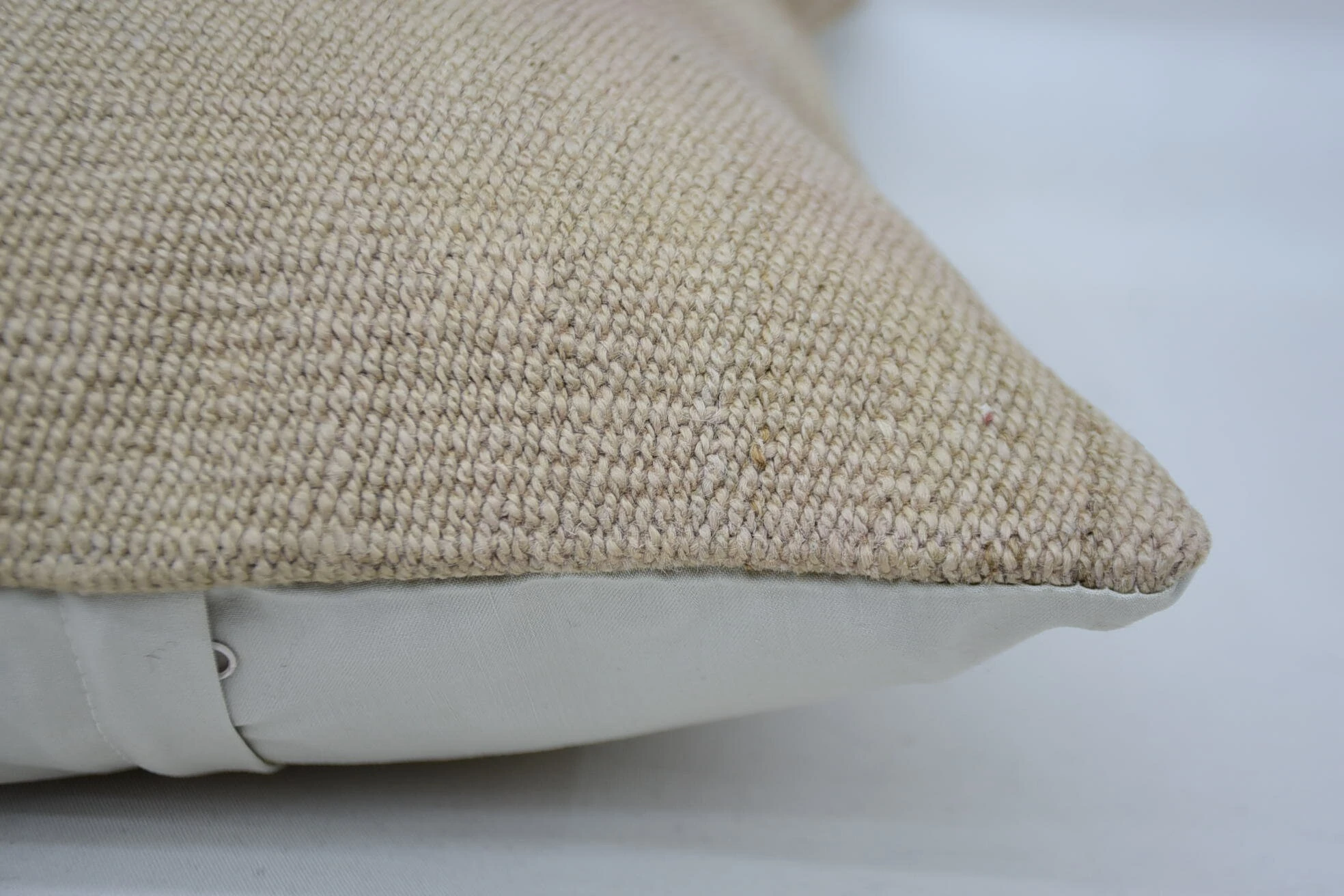 16"x24" Beige Pillow, Tribal Pillow Case, Pillow for Sofa, Kilim Cushion Sham, Turkish Kilim Pillow, Colorful Pillow Case