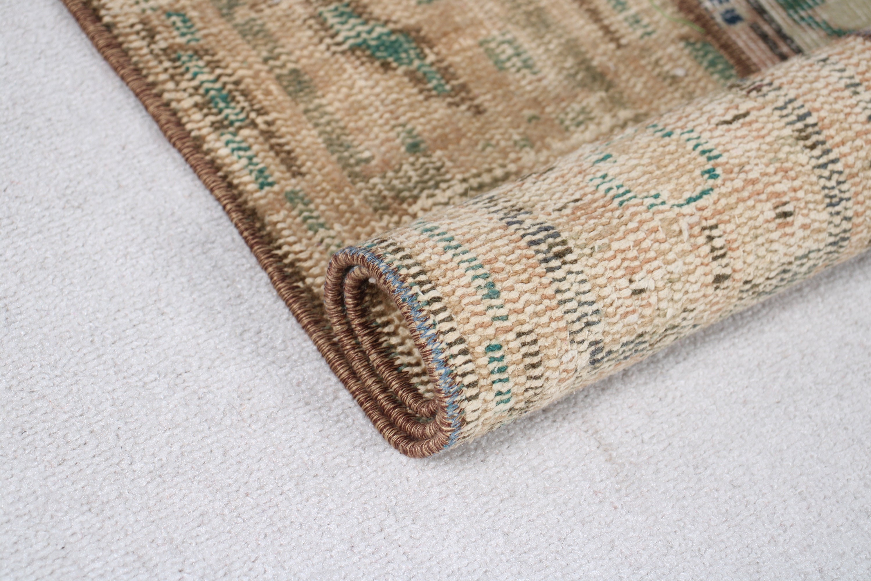 Rugs for Bedroom, Kitchen Rugs, Vintage Rugs, Handwoven Rugs, Turkish Rug, Small Boho Rug, Beige  2.3x3.5 ft Small Rug