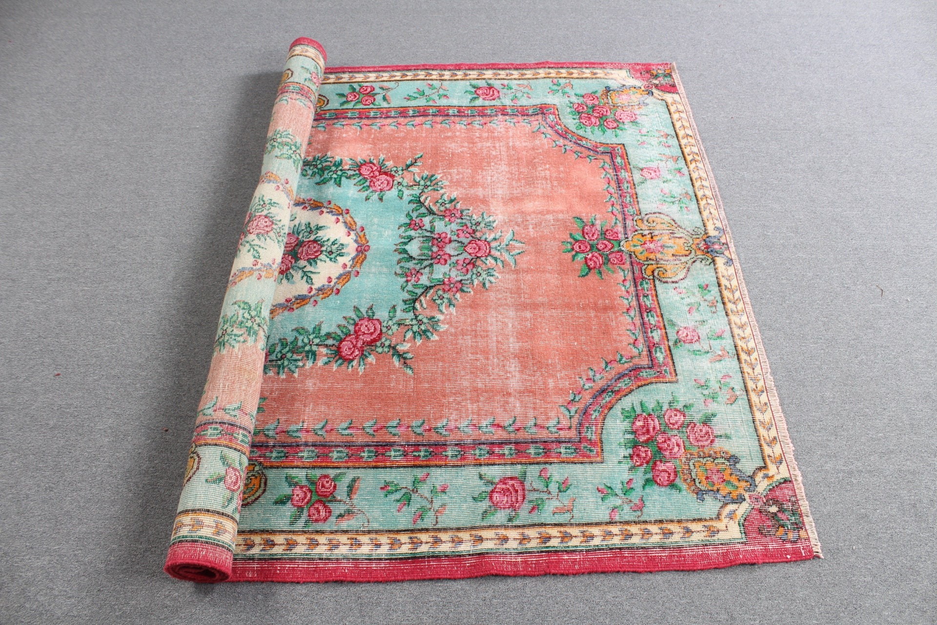 5.5x8.2 ft Büyük Halılar, Yemek Odası Halısı, Boho Halısı, Türk Halısı, Yer Halısı, Oryantal Halı, Oturma Odası Halısı, Mor Yatak Odası Halısı, Vintage Halı