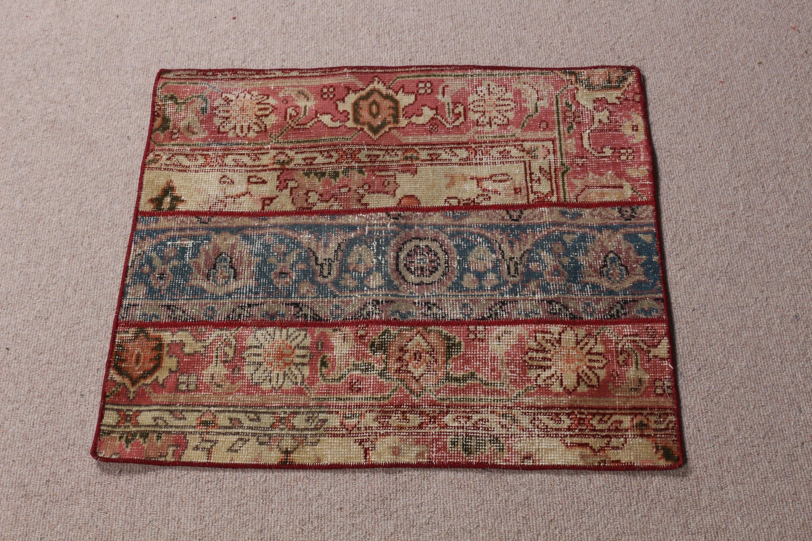 Türk Halıları, Fas Halısı, Oryantal Halı, Banyo Halısı, Paspas Halısı, Vintage Halı, Sevimli Halılar, 2.2x2.6 ft Küçük Halı, Sarı Anadolu Halısı