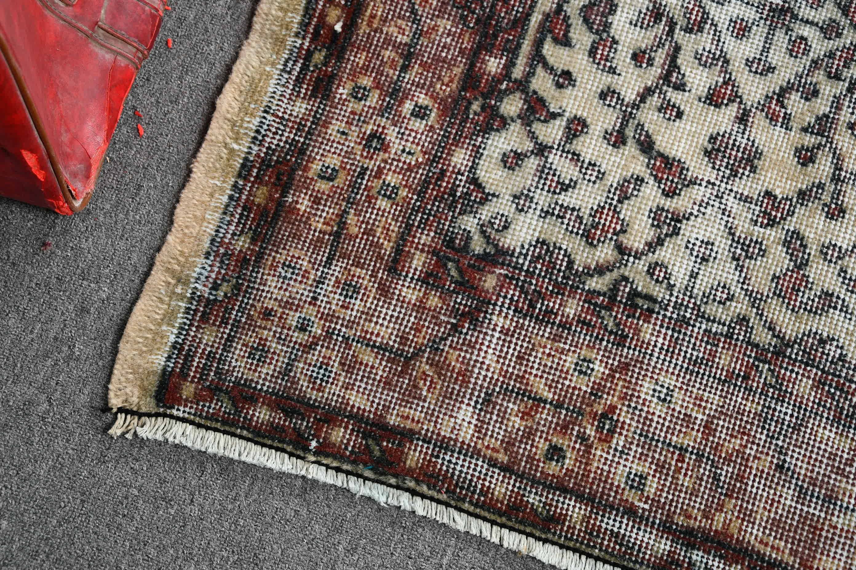 Yer Halıları, 3.7x6.7 ft Alan Halısı, Mor Mutfak Halısı, Yemek Odası Halıları, Anadolu Halıları, Vintage Halılar, Türk Halıları, Yemek Odası Halıları