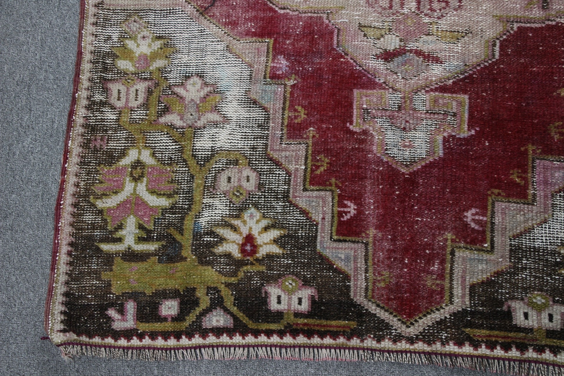 Purple Anatolian Rug, Rugs for Entry, Bedroom Rugs, 3.1x5 ft Accent Rug, Cool Rugs, Entry Rug, Turkish Rug, Vintage Rug, Kitchen Rug