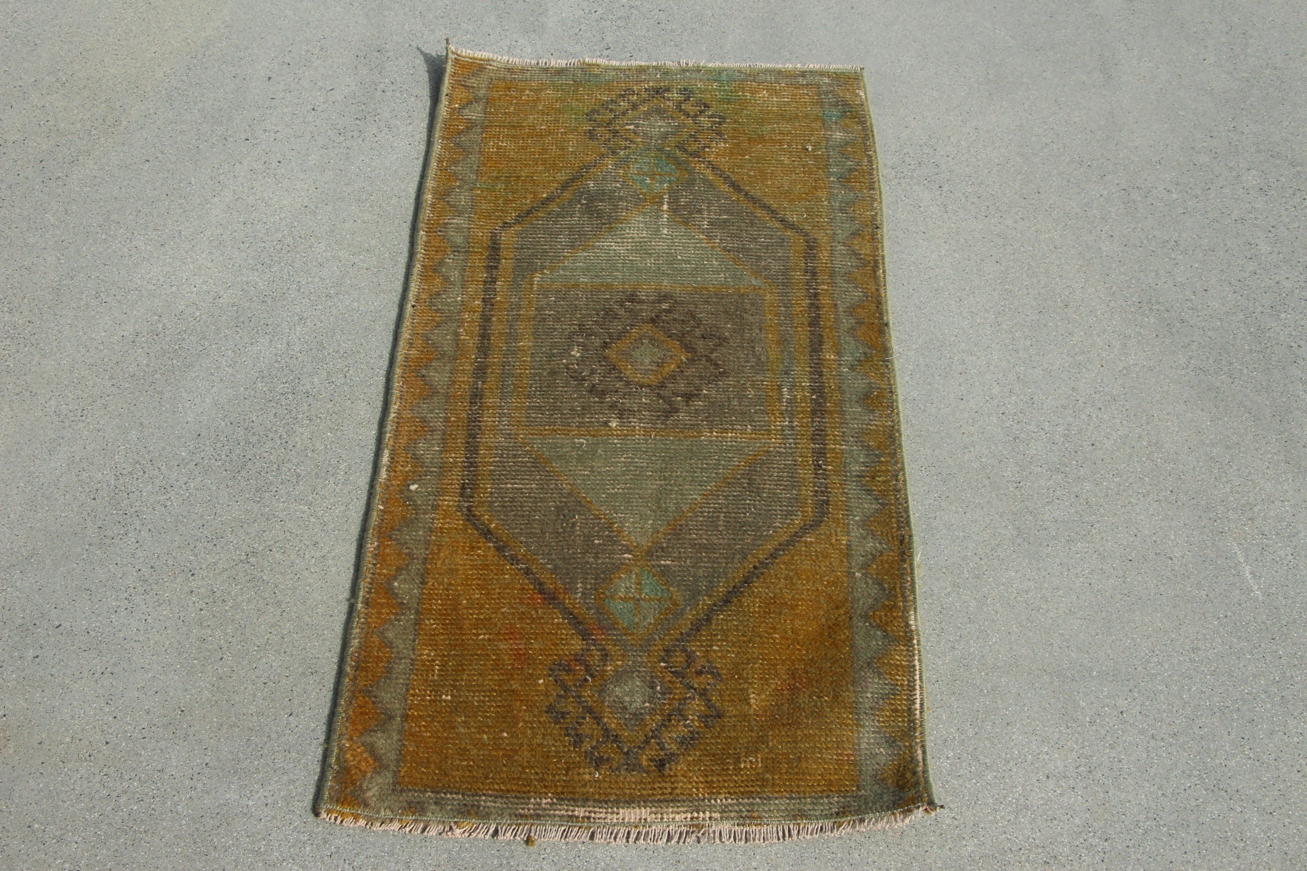 Turkish Rugs, Bronze Floor Rug, Car Mat Rugs, Modern Rugs, Kitchen Rugs, Boho Rugs, 1.6x3.2 ft Small Rug, Vintage Rugs, Rugs for Bedroom