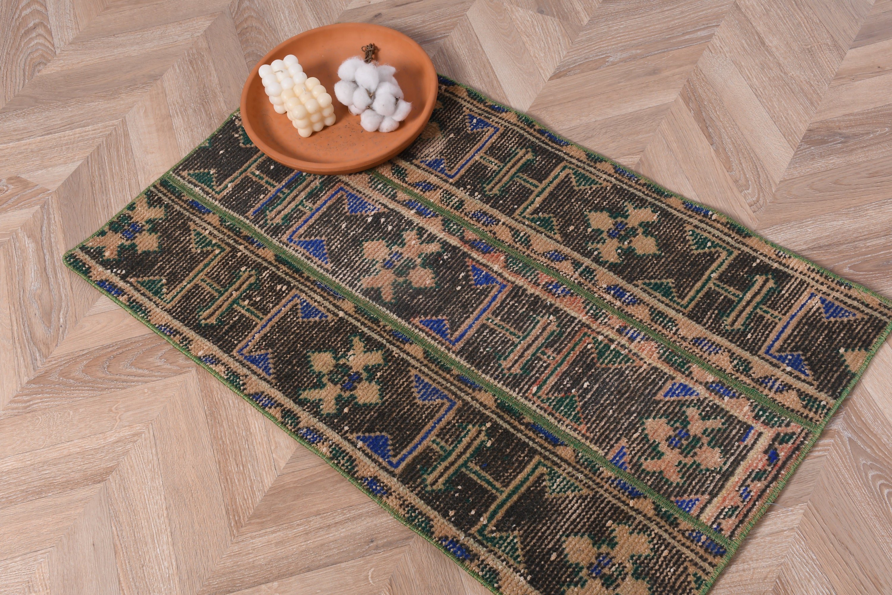 Entry Rugs, Brown Anatolian Rug, 2x3.2 ft Small Rug, Anatolian Rug, Wall Hanging Rug, Floor Rug, Vintage Rug, Authentic Rug, Turkish Rugs